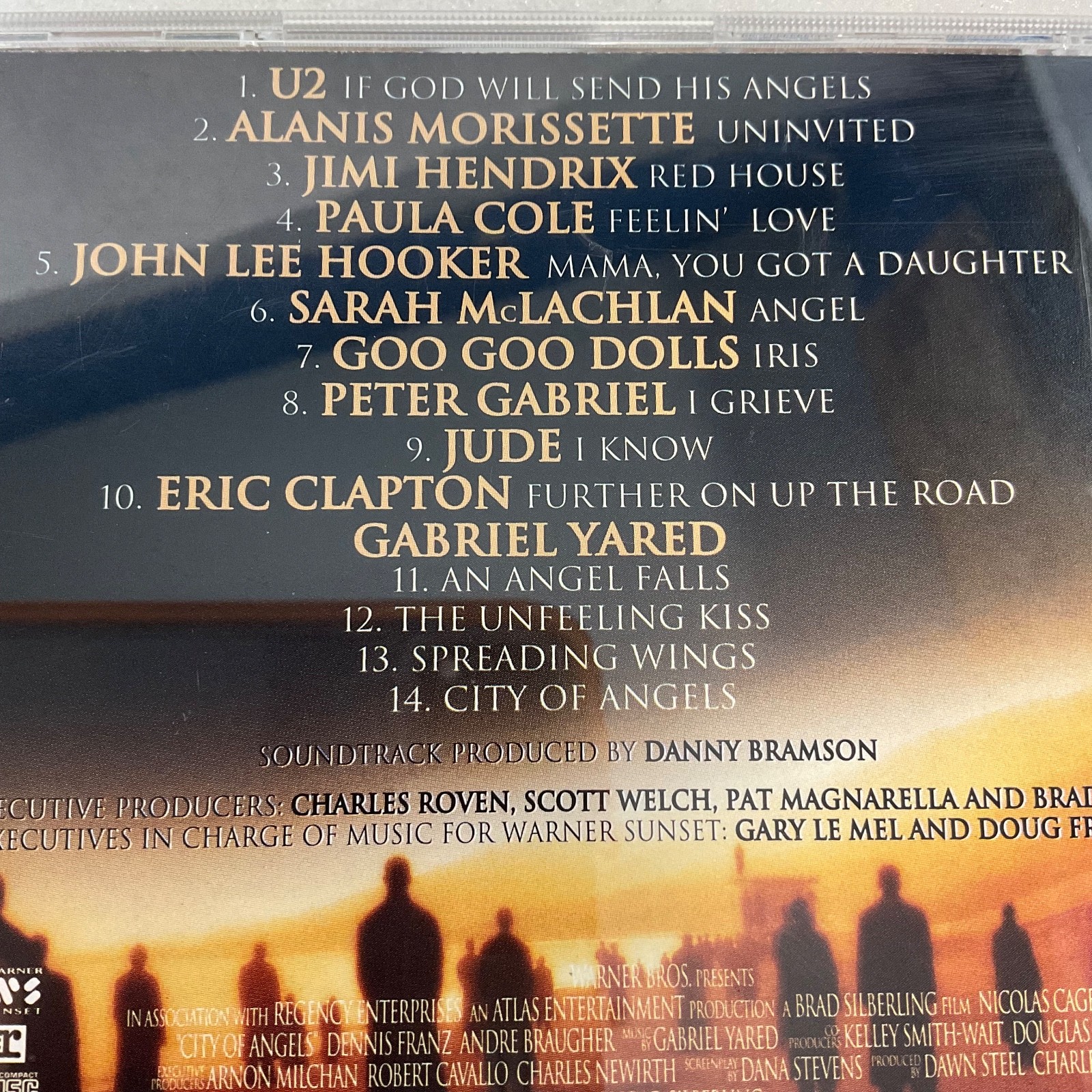 City of Angels Soundtrack CD 1998 Warner Sunset Reprise Movie Music - Image 16