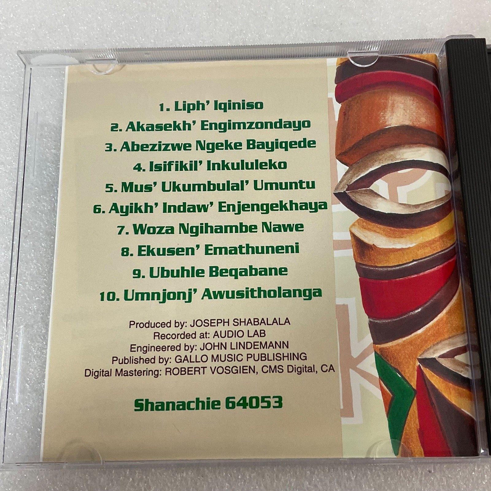 Ladysmith Black Mambazo Liph’ Iqiniso CD 1994 Shanachie World Music - Image 11