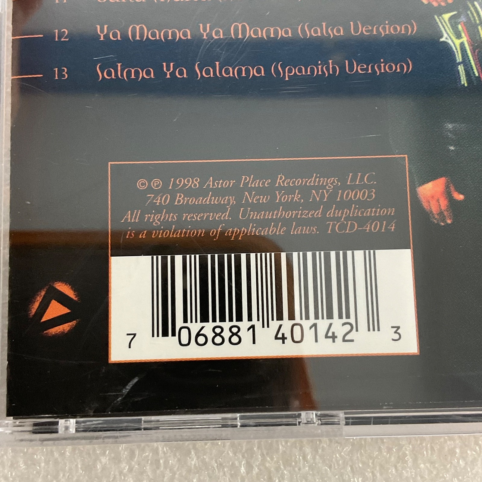 Alabina The Album II CD 1998 Astor Place World Music Latin Pop TCD 4014 - Image 11