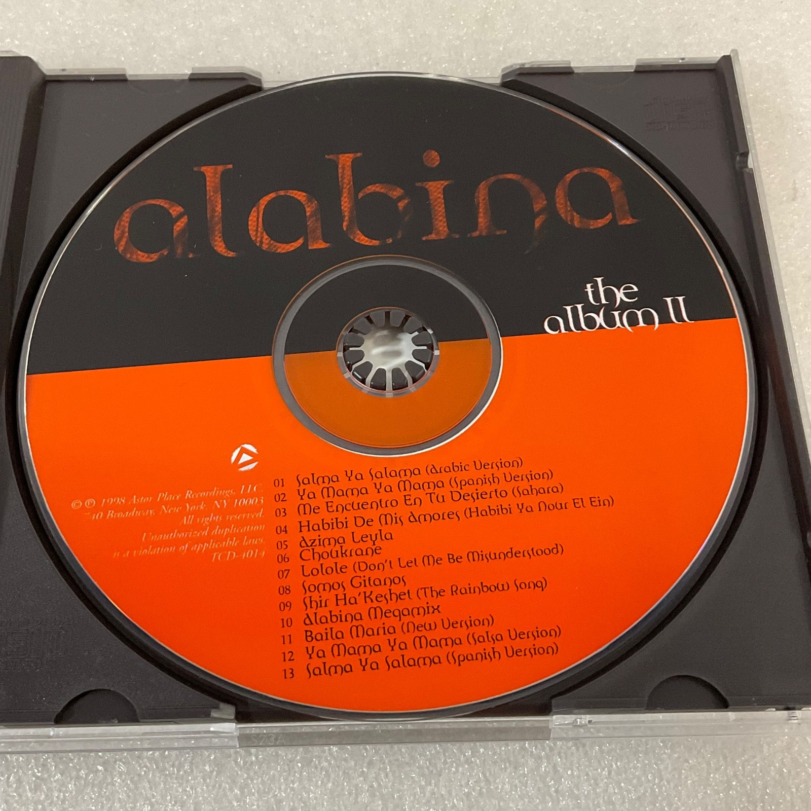 Alabina The Album II CD 1998 Astor Place World Music Latin Pop TCD 4014 - Image 13