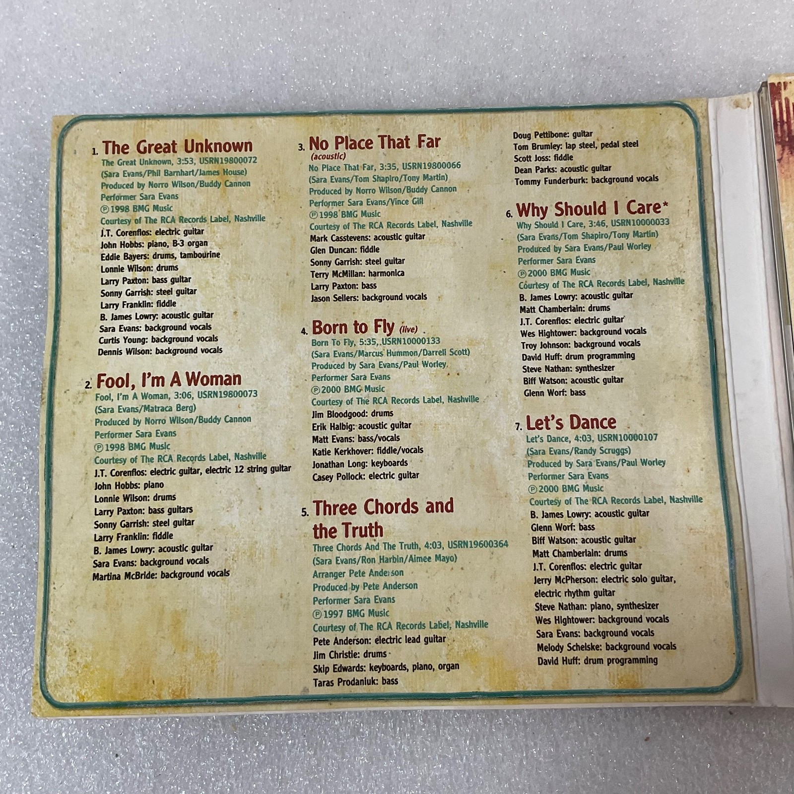 Sara Evans Feels Like Home CD Cracker Barrel Country Music 2005 BMG - Image 8