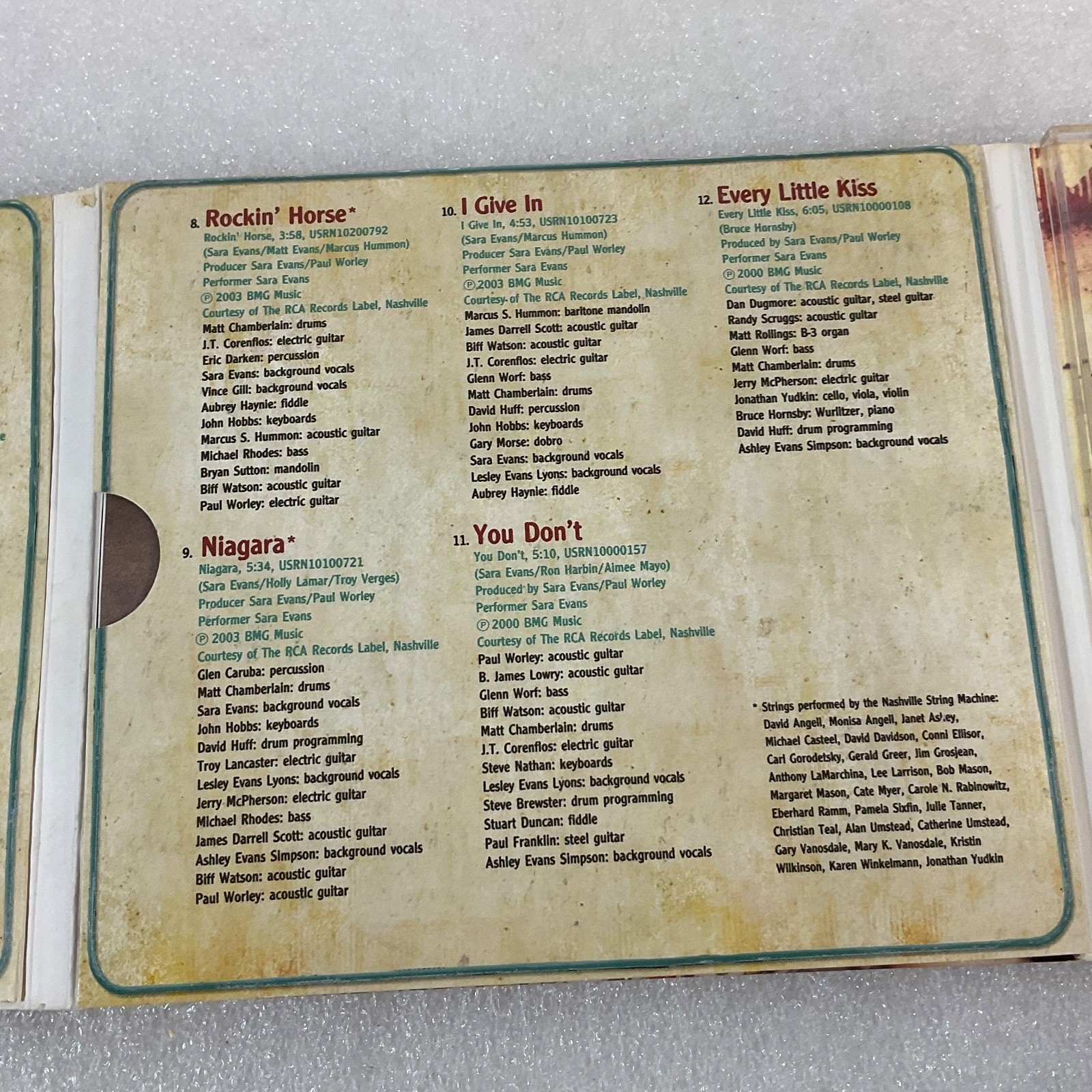 Sara Evans Feels Like Home CD Cracker Barrel Country Music 2005 BMG - Image 10