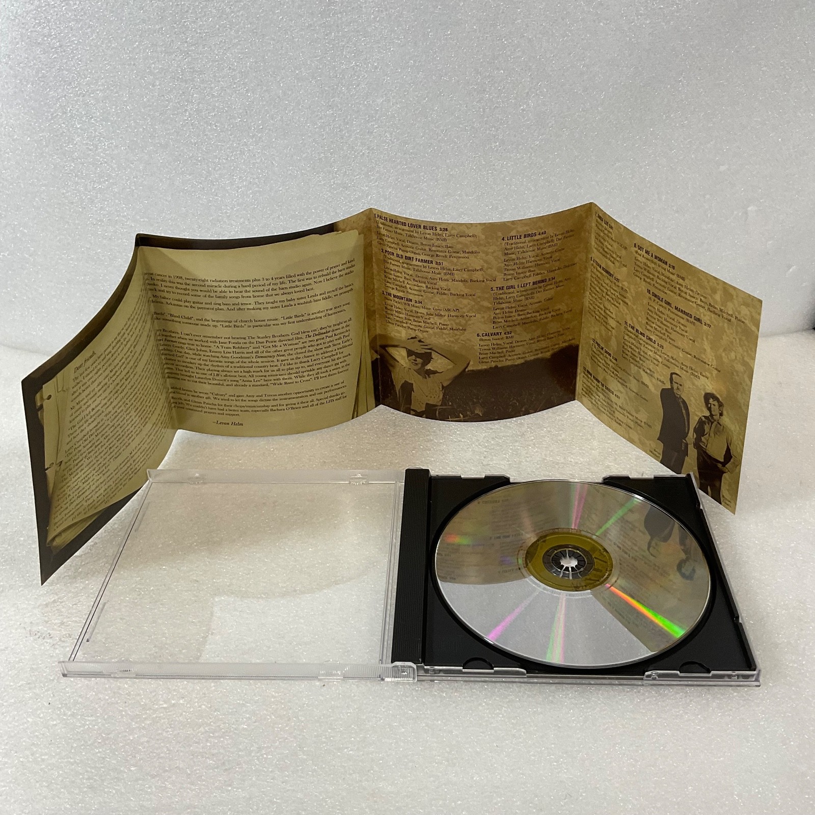 Levon Helm Dirt Farmer CD 2007 Vanguard Records Folk Rock Americana - Image 15