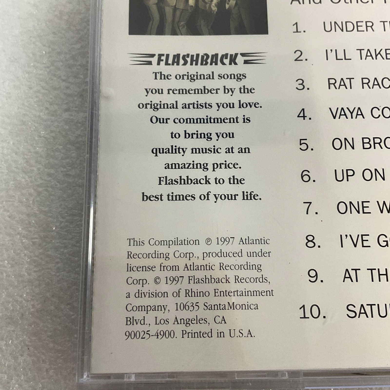 The Drifters Under the Boardwalk And Other Hits CD Flashback Records - Image 9