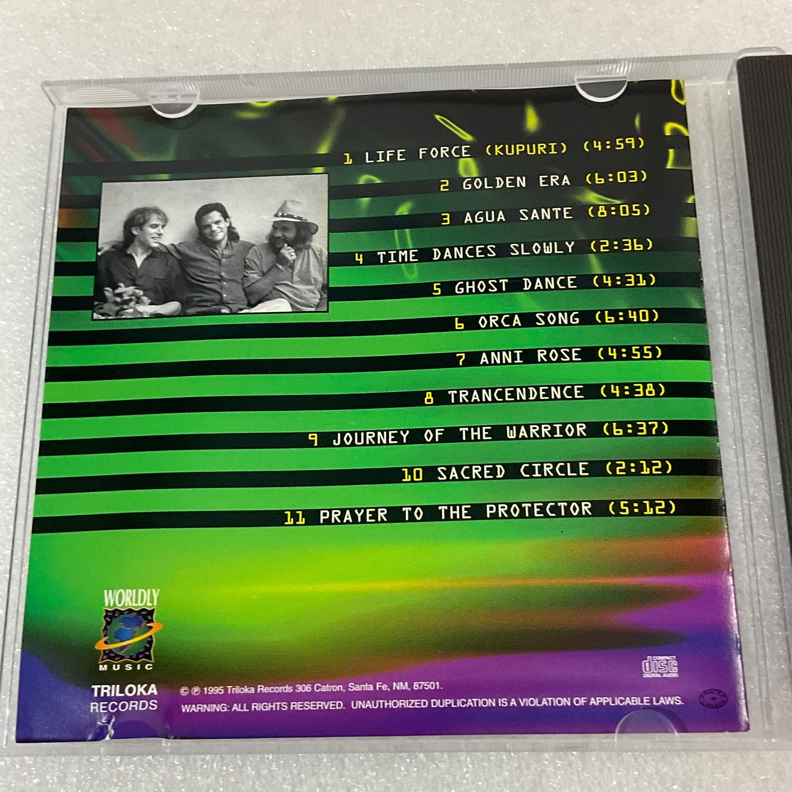 Tulku Transcendence CD 1995 Triloka Worldly Music New Age Ambient - Image 15