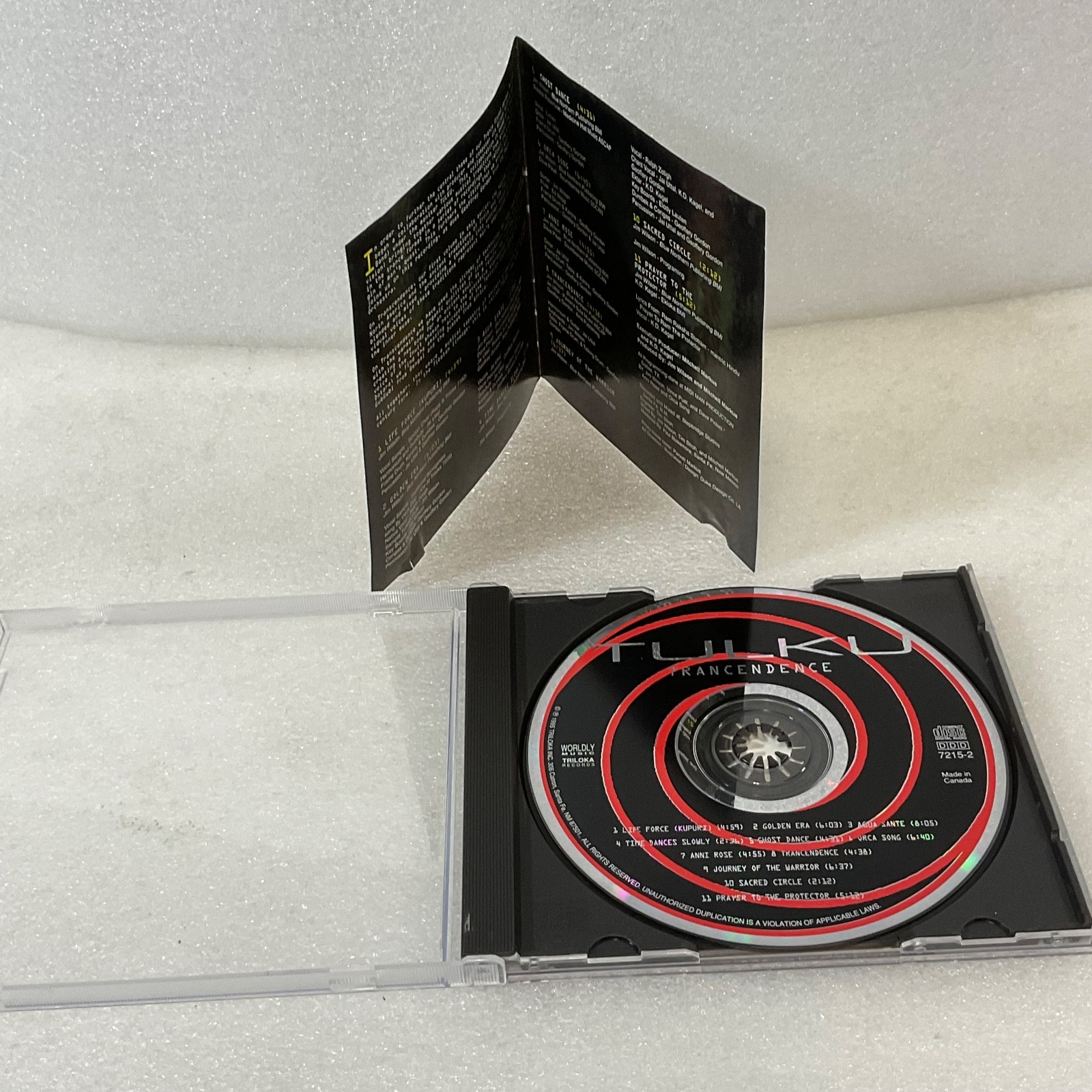 Tulku Transcendence CD 1995 Triloka Worldly Music New Age Ambient - Image 18