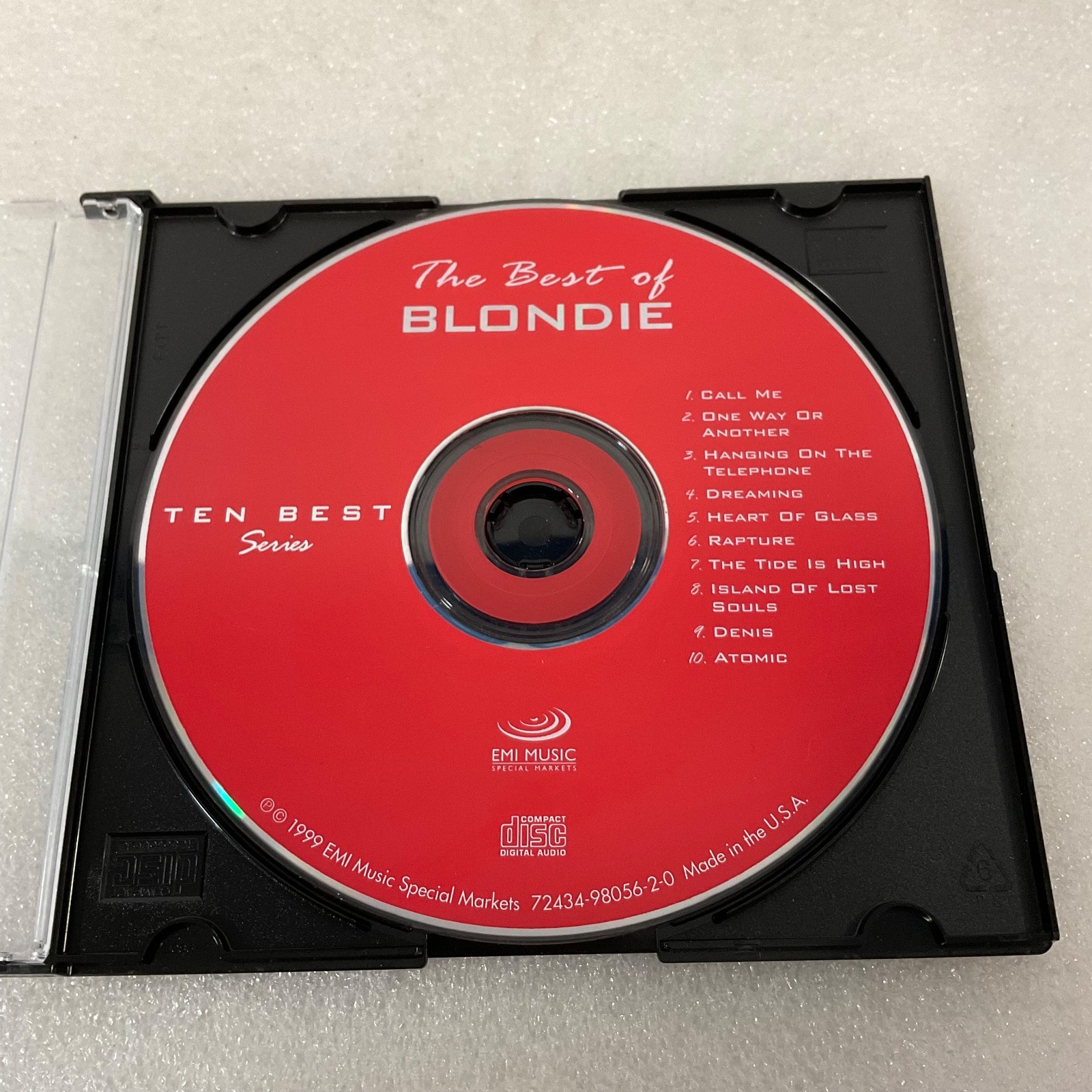 Blondie The Best Of Ten Best Series CD 1999 EMI Music Special Markets Hits - Image 3