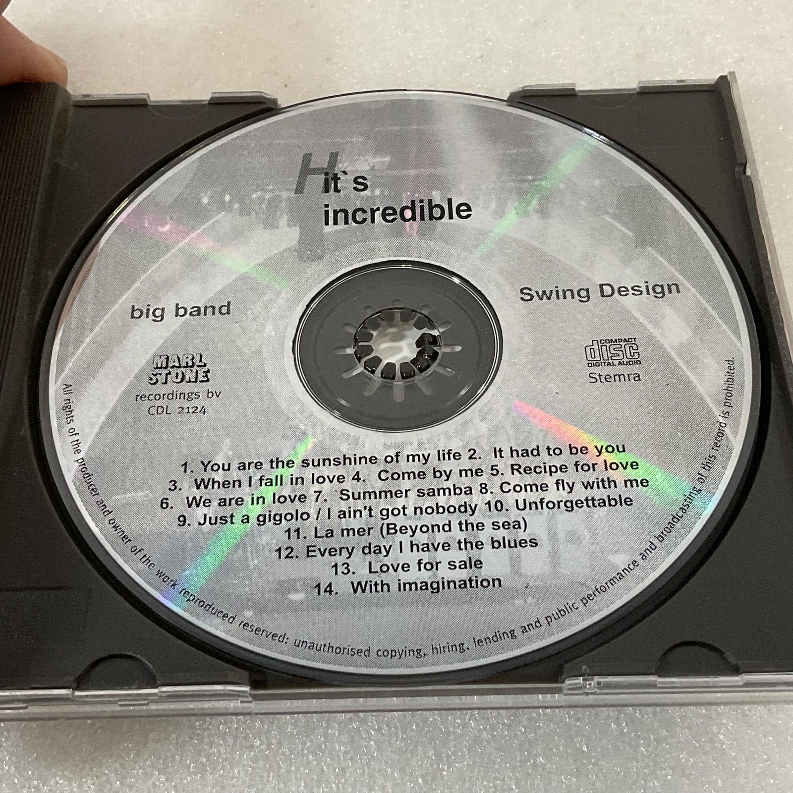 It’s Incredible Bigband Swing Design CD Marlstone Jazz Swing - Image 16