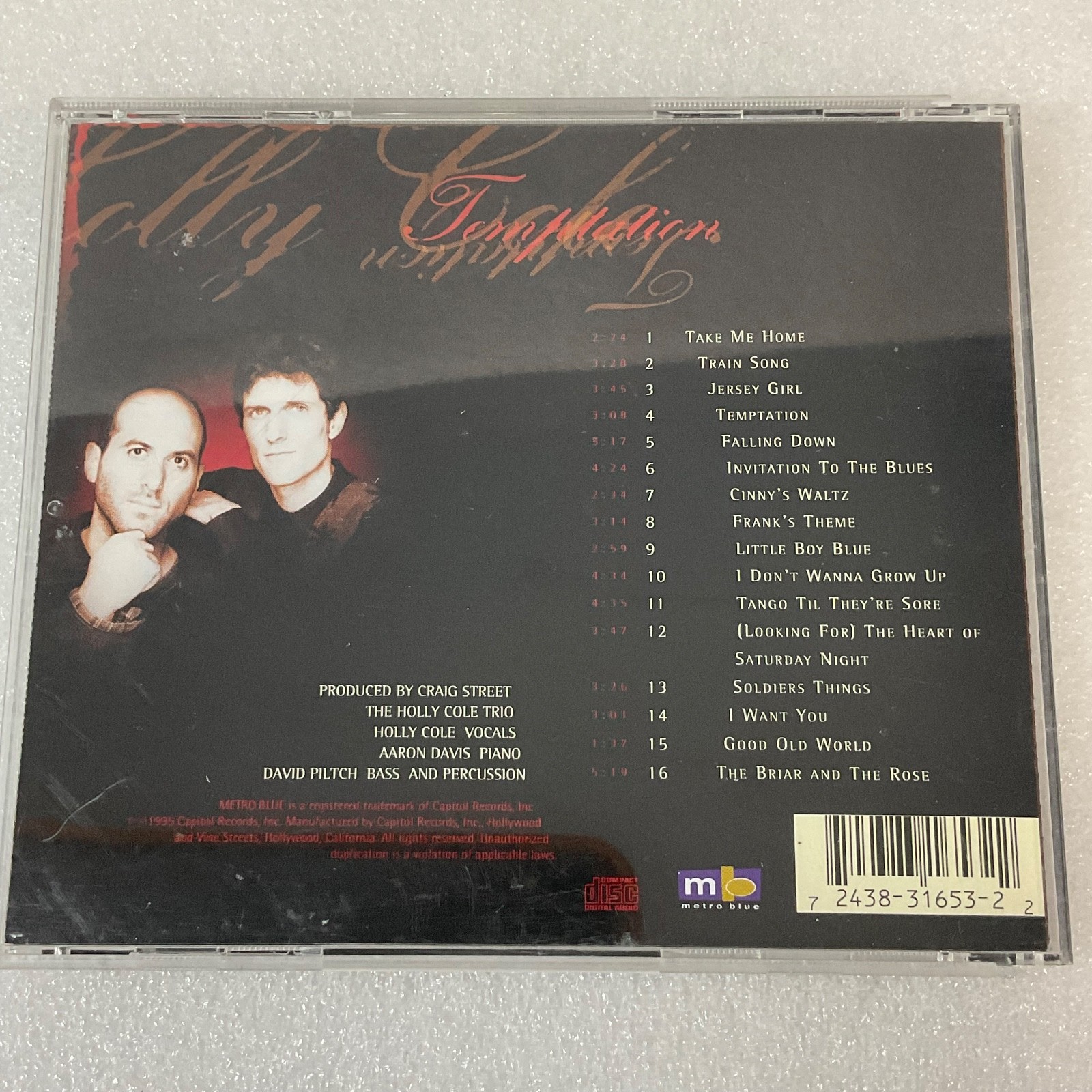 Holly Cole Temptation CD 1995 Metro Blue Album - Image 2