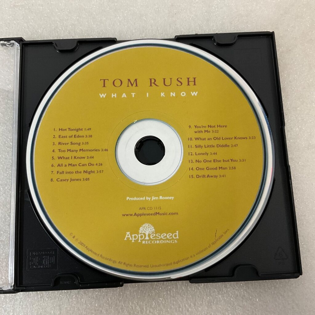 Tom Rush What I Know CD 2009 Folk Album Appleseed Recordings 15 Tracks - Image 1