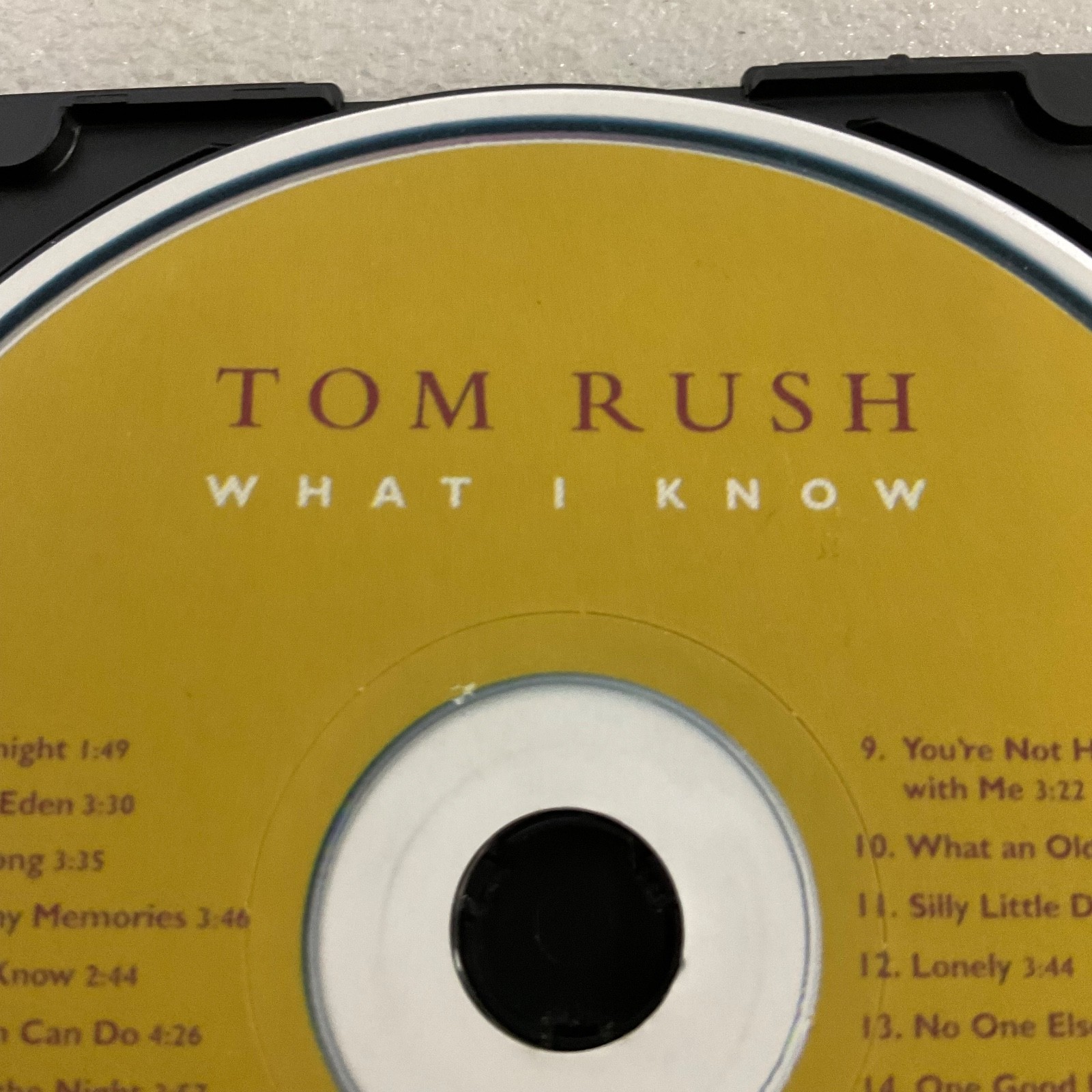 Tom Rush What I Know CD 2009 Folk Album Appleseed Recordings 15 Tracks - Image 4