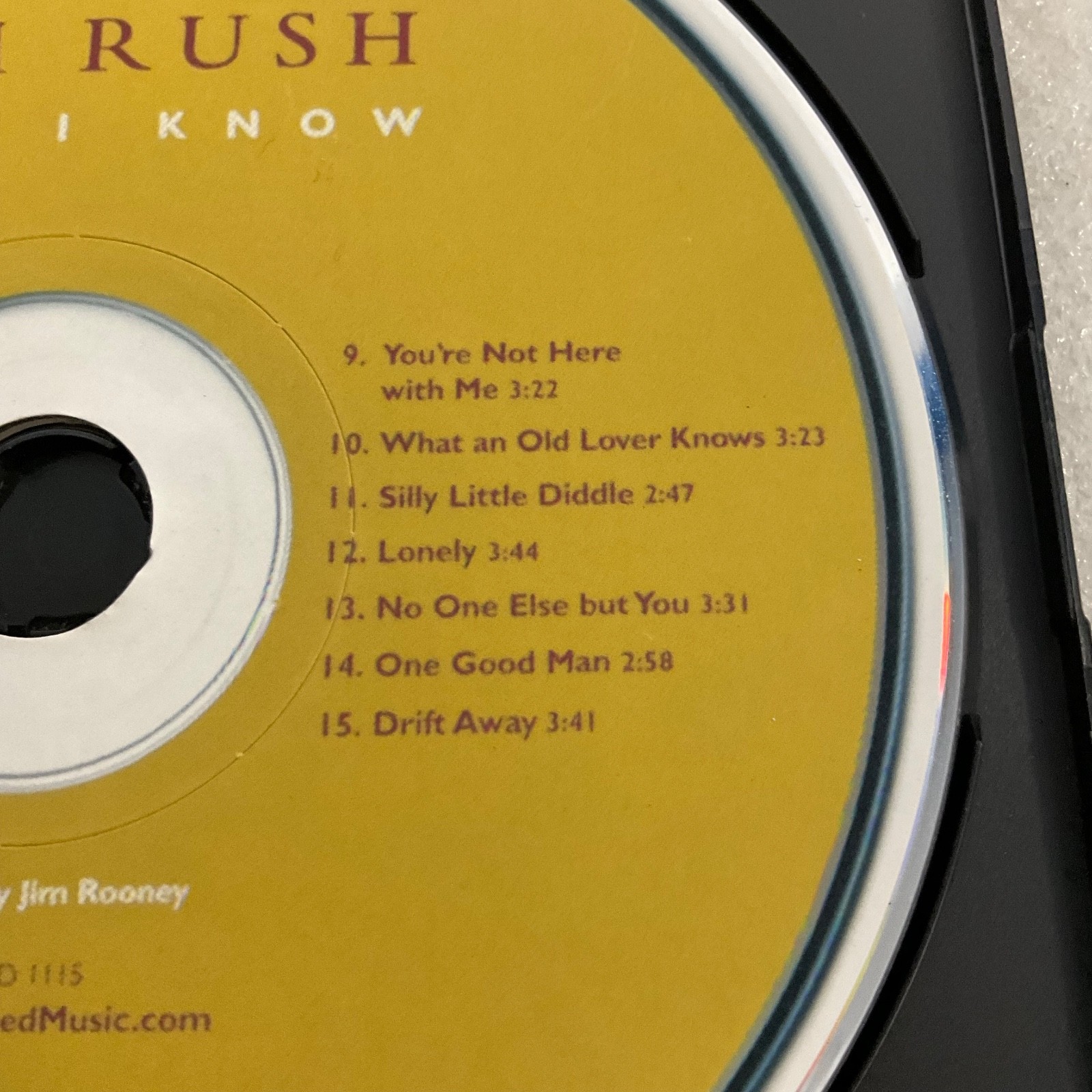 Tom Rush What I Know CD 2009 Folk Album Appleseed Recordings 15 Tracks - Image 3