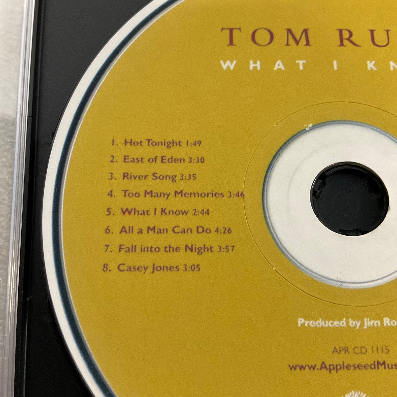 Tom Rush What I Know CD 2009 Folk Album Appleseed Recordings 15 Tracks - Image 2