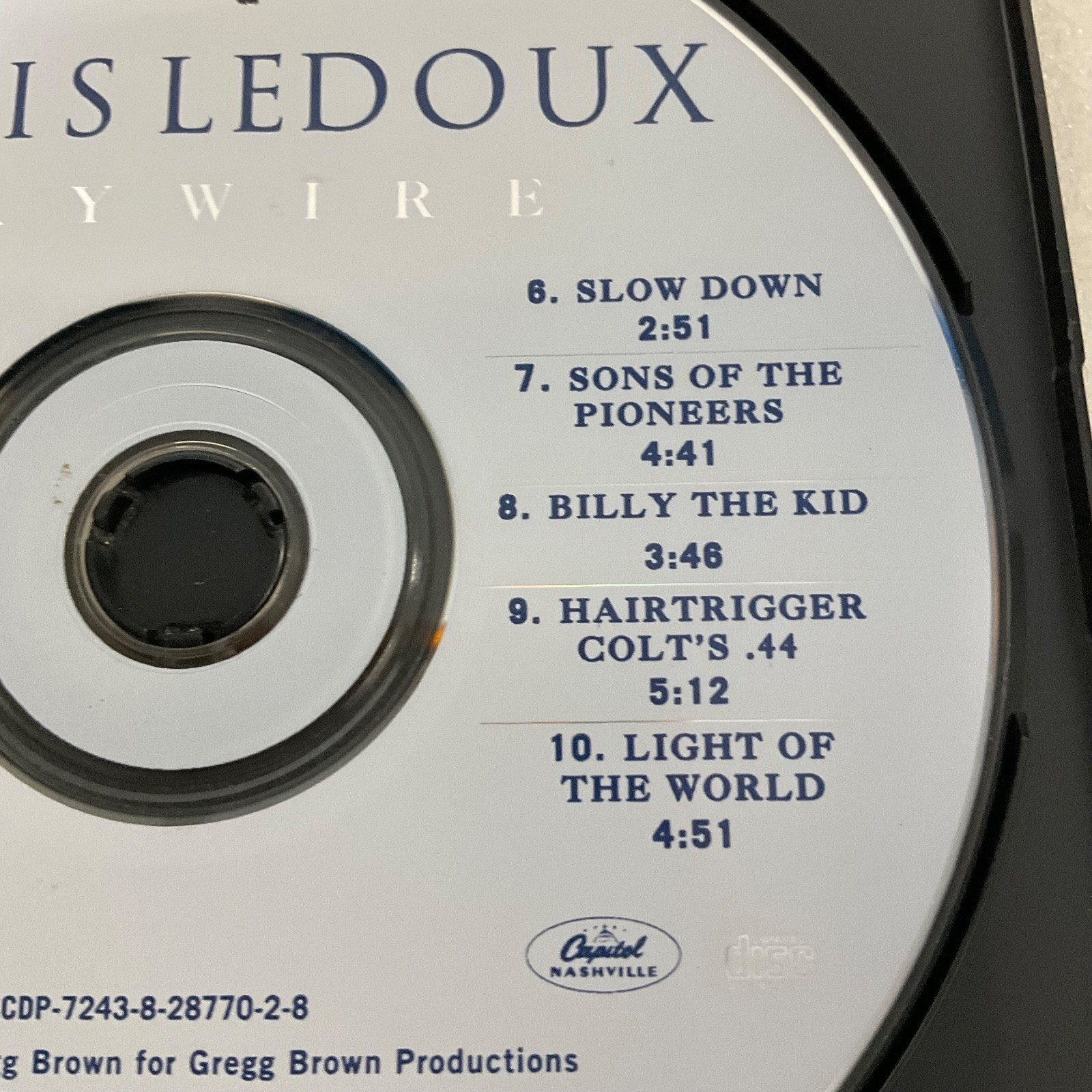 Chris LeDoux Haywire 1994 Country CD Album Disc Only - Image 3