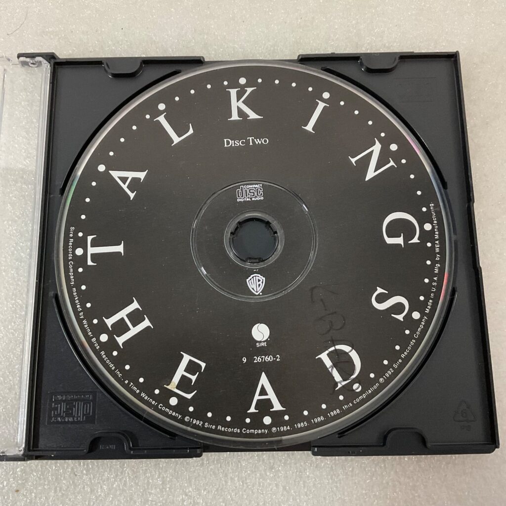 Talking Heads Popular Favorites 1976-1992 Sand in the Vaseline Disc Two CD Only - Image 1