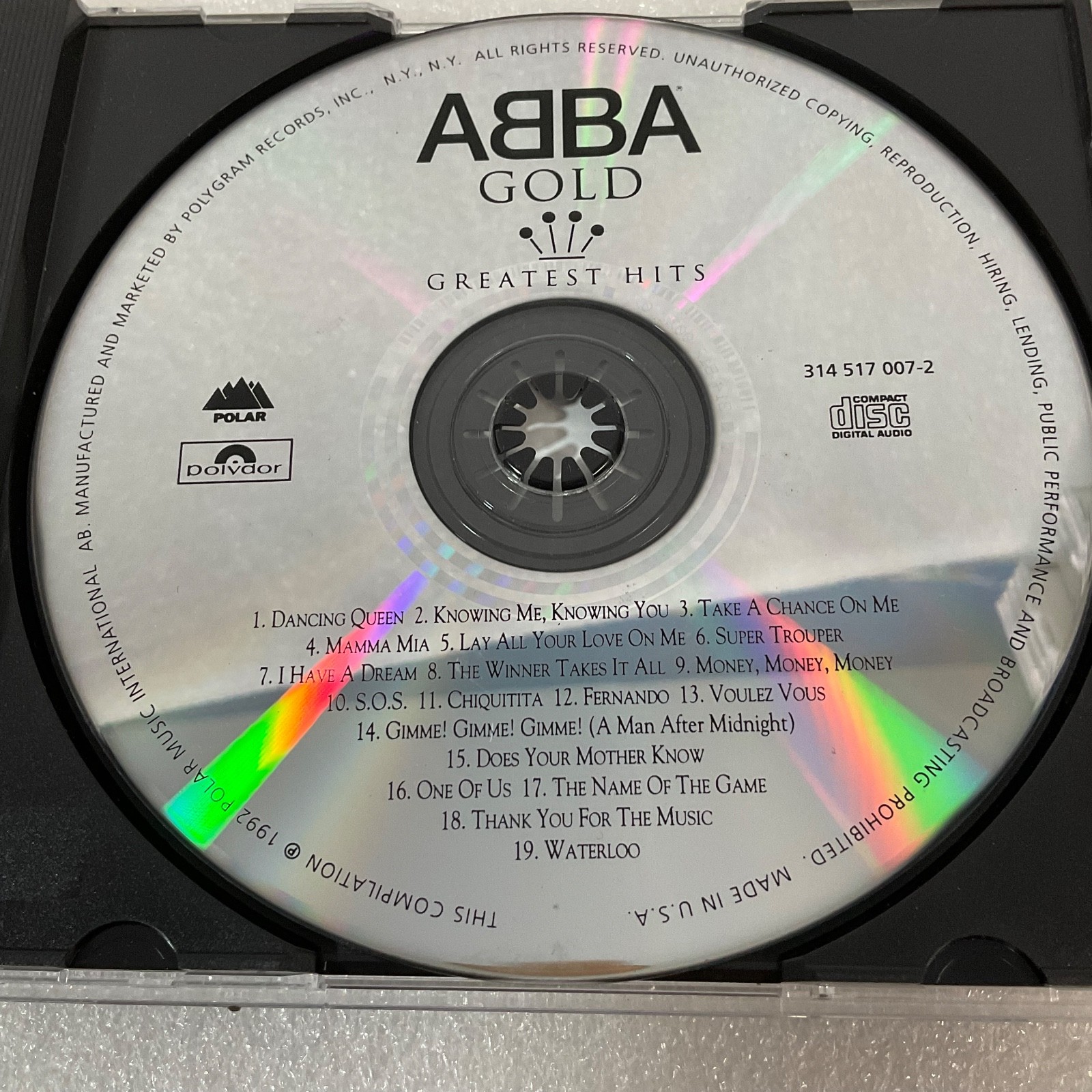 ABBA Gold Greatest Hits CD Compilation Polydor 1992 - Image 11