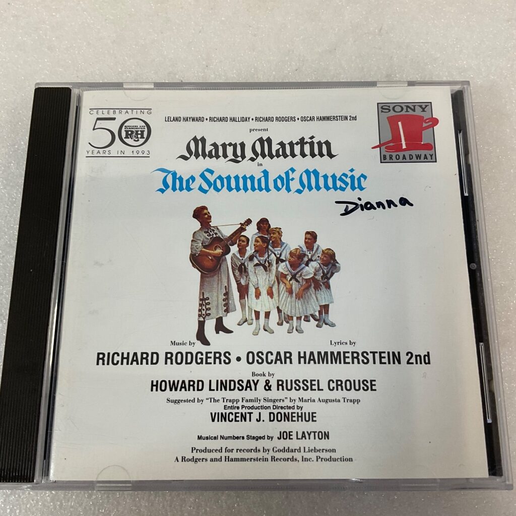 Mary Martin The Sound of Music Original Broadway Cast CD Sony Broadway - Image 1