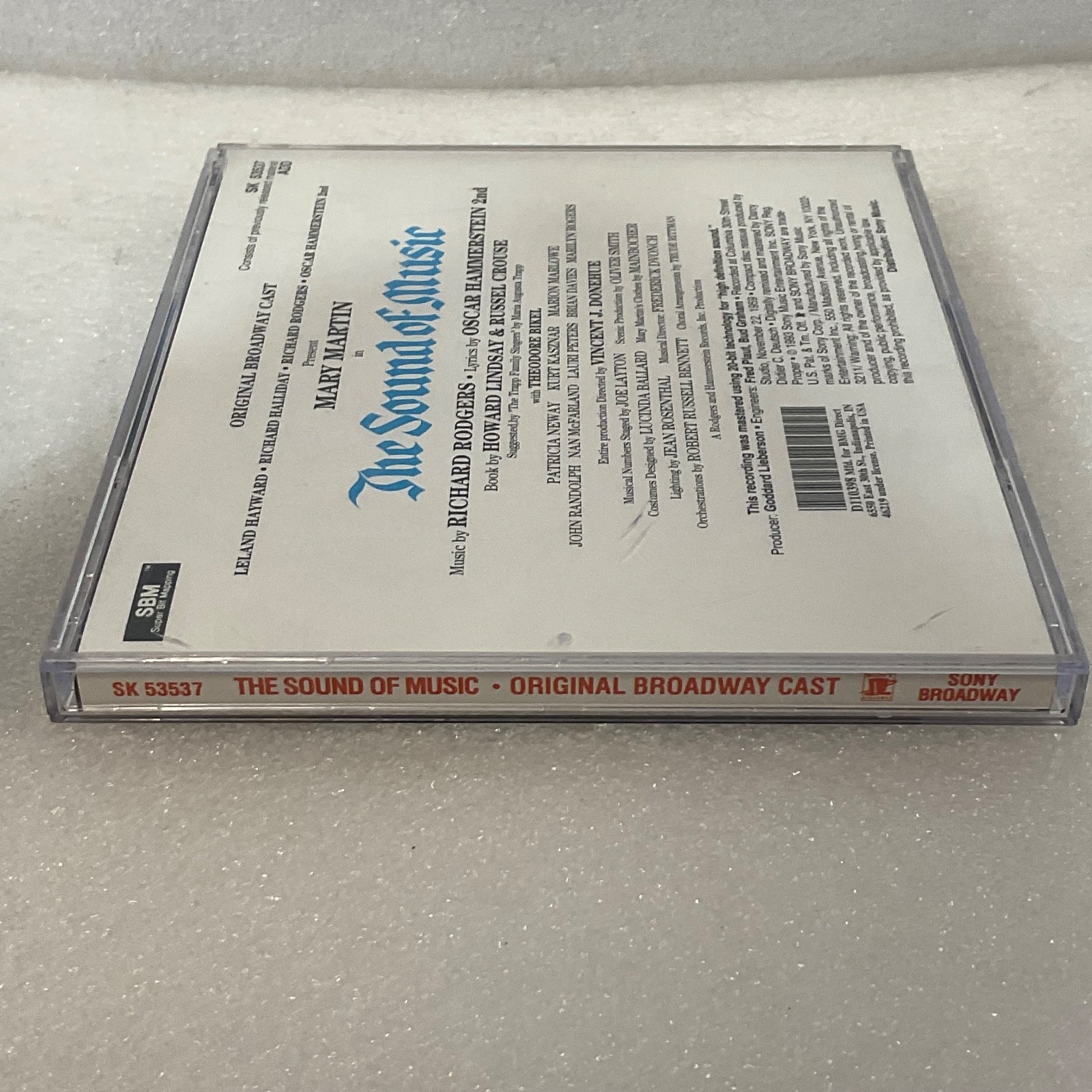 Mary Martin The Sound of Music Original Broadway Cast CD Sony Broadway - Image 8