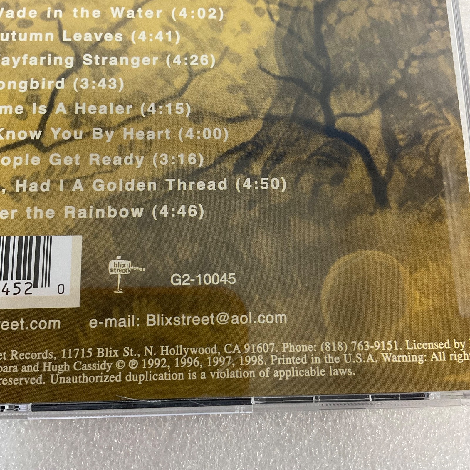 Eva Cassidy Songbird CD Album Blix Street Records G2-10045 - Image 11