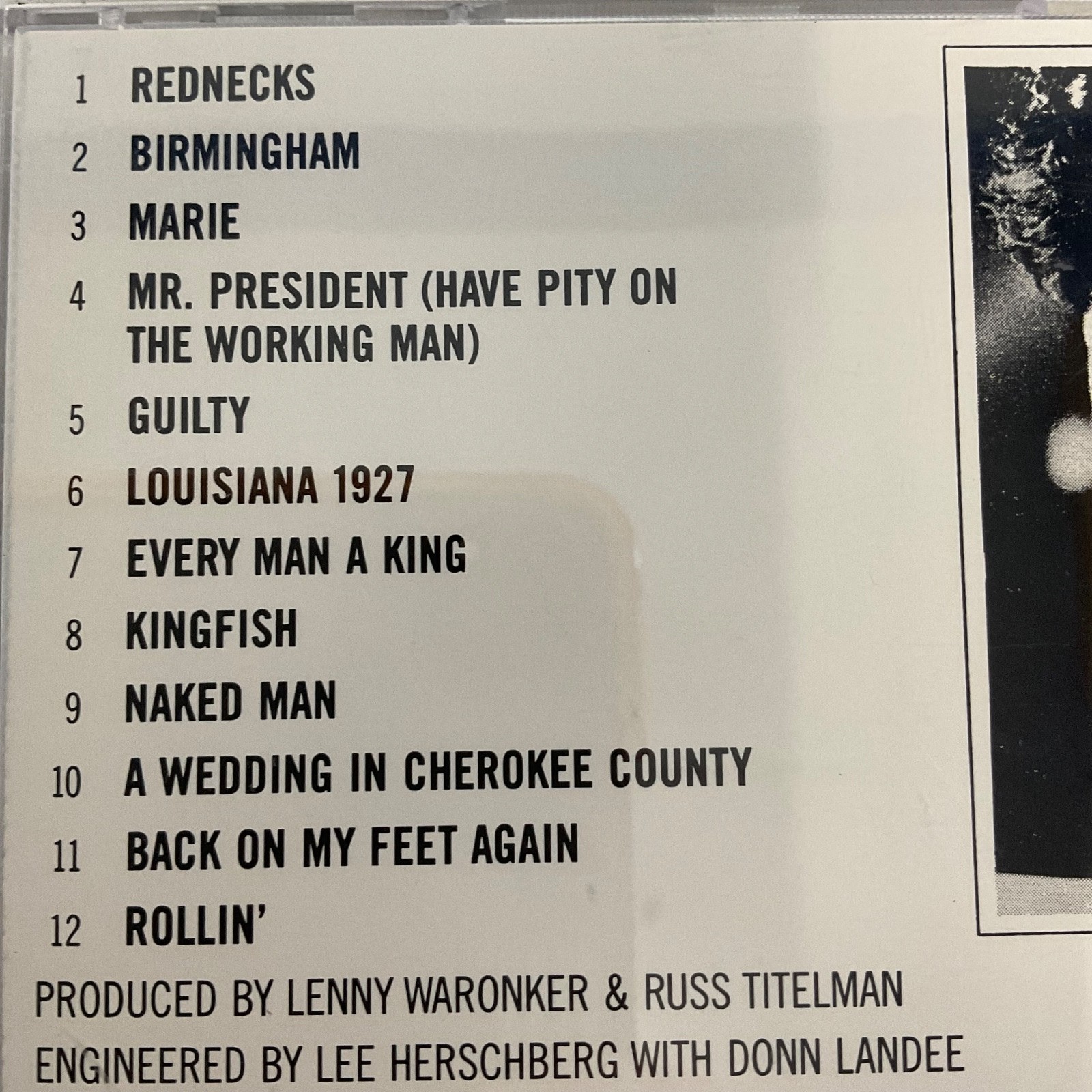 Randy Newman Good Old Boys CD Album Reprise Records 2193-2 - Image 9