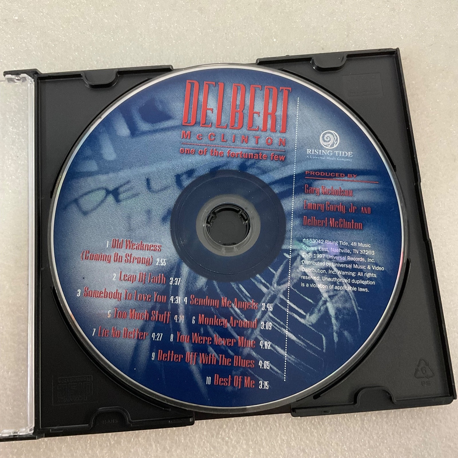 Delbert McClinton One of the Fortunate Few 1997 Music CD Album - Image 1