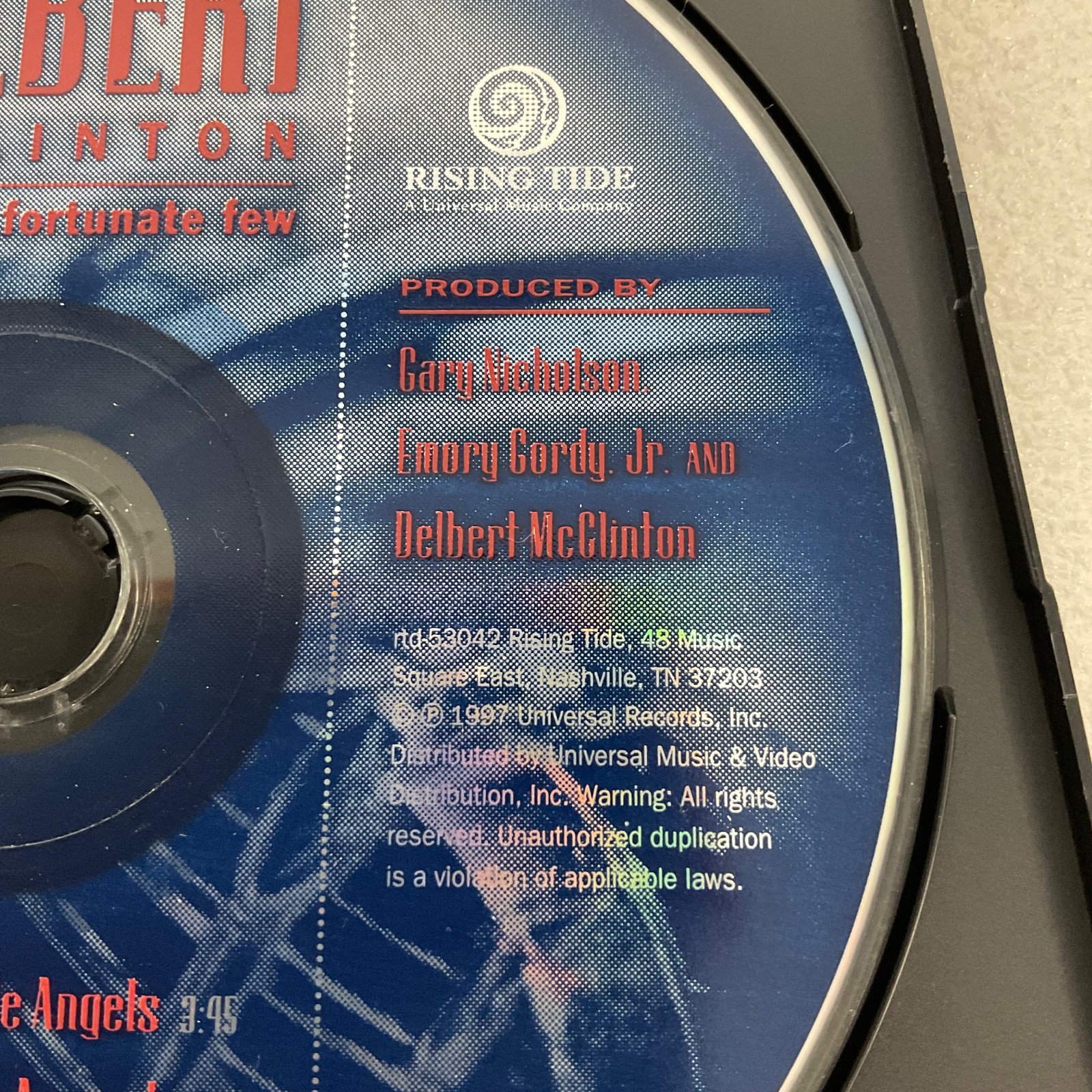 Delbert McClinton One of the Fortunate Few 1997 Music CD Album - Image 3