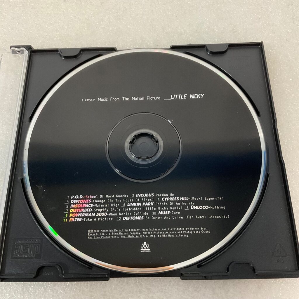 Little Nicky Soundtrack CD Disc Only 2000 Maverick Rock Metal - Image 1