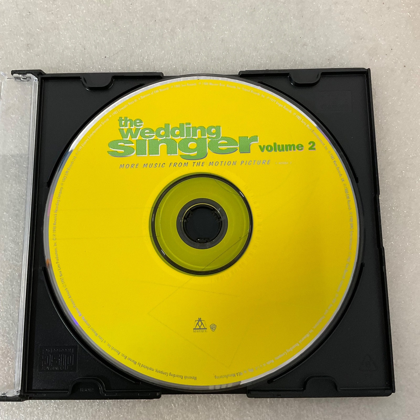 Wedding Singer Volume 2 More Music From the Motion Picture CD Disc Only - Image 1