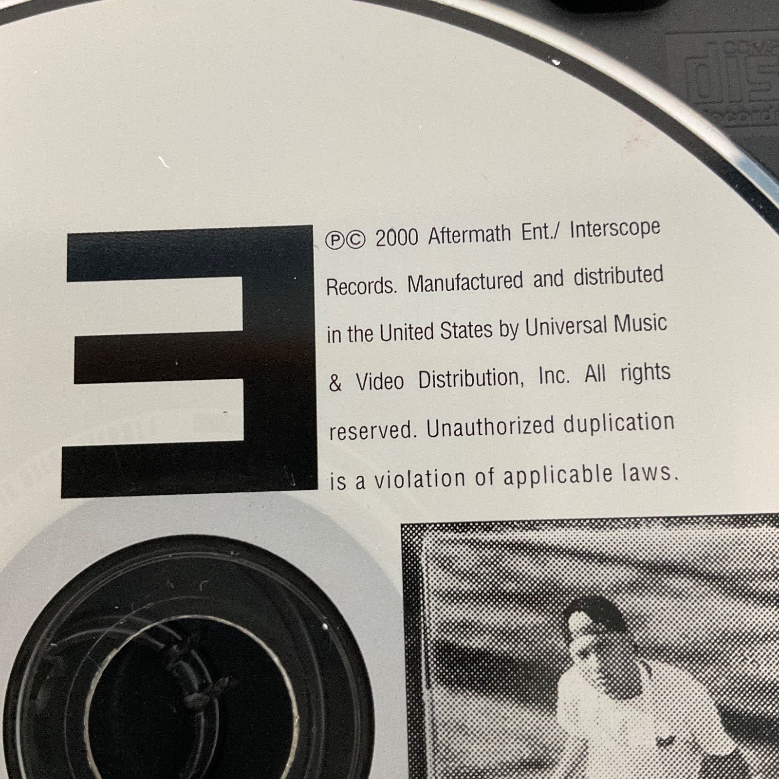 Eminem The Marshall Mathers LP CD Disk Only Aftermath Interscope 069490629-2 - Image 2