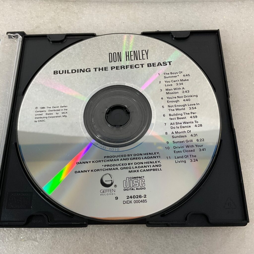 Don Henley Building The Perfect Beast CD Album Disc Only 1984 Pop Rock Tracks - Image 1