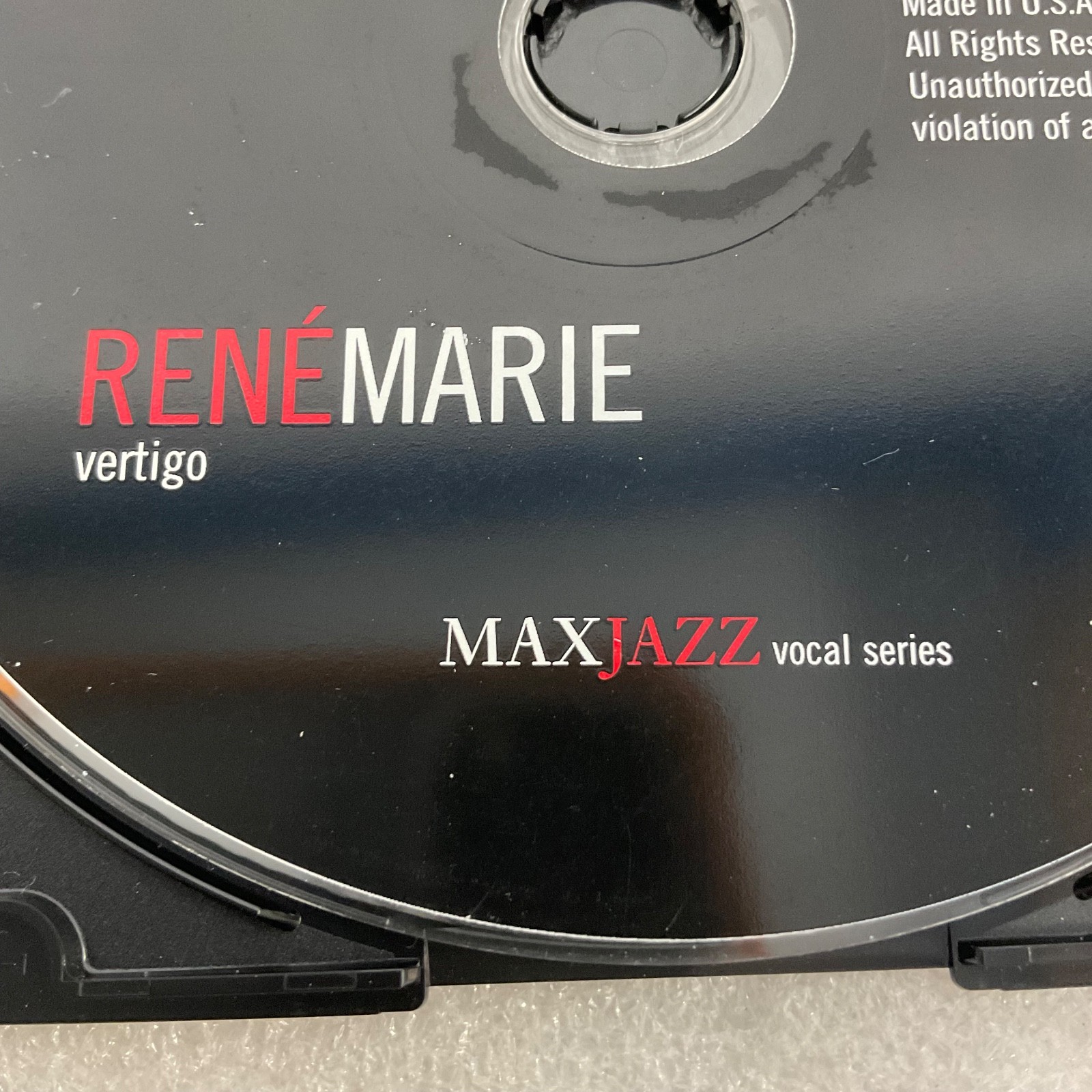 René Marie Vertigo MaxJazz Vocal Jazz CD Album 2001 MXJ114 - Image 2