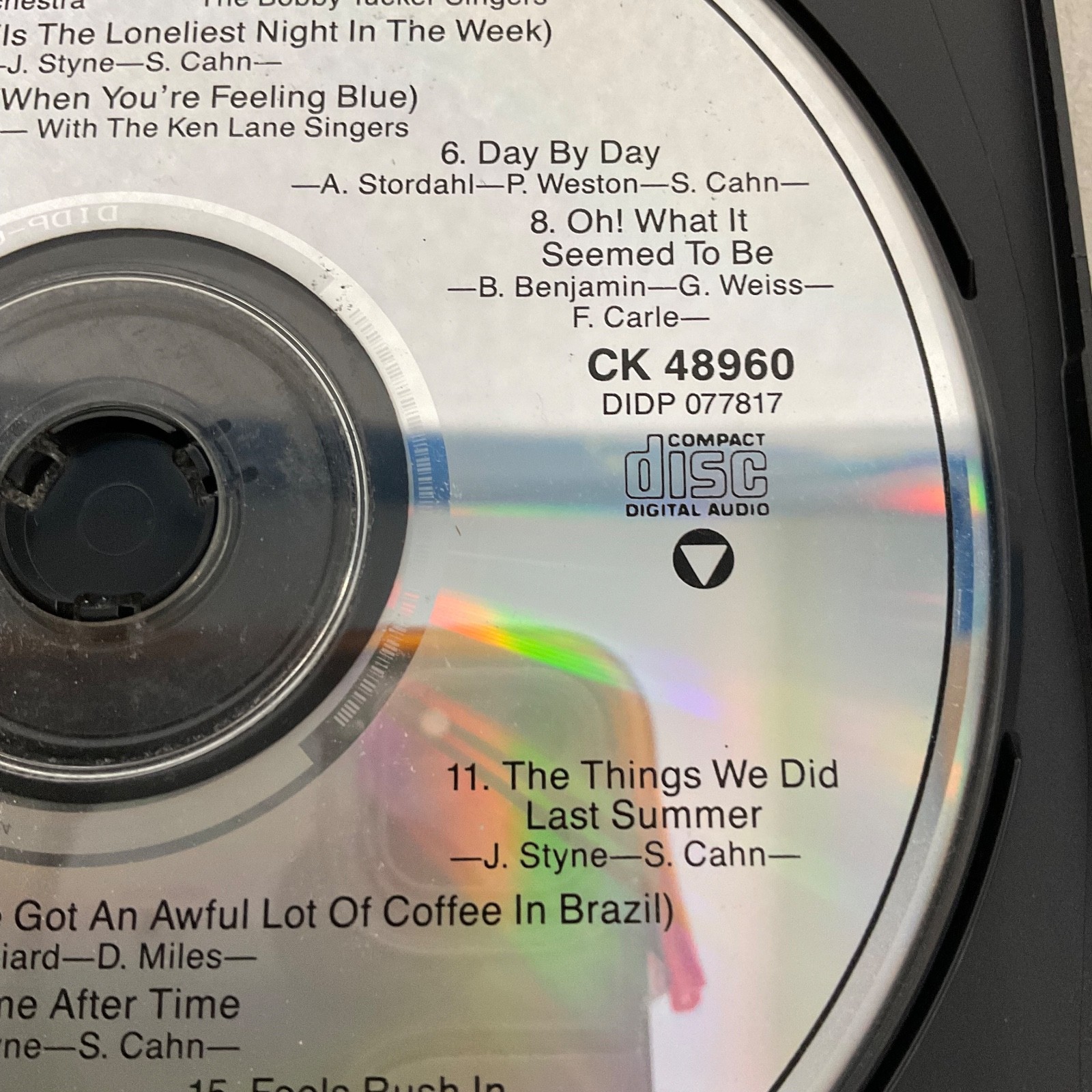 Frank Sinatra 16 Most Requested Songs CD Disc Only Columbia Legacy - Image 4