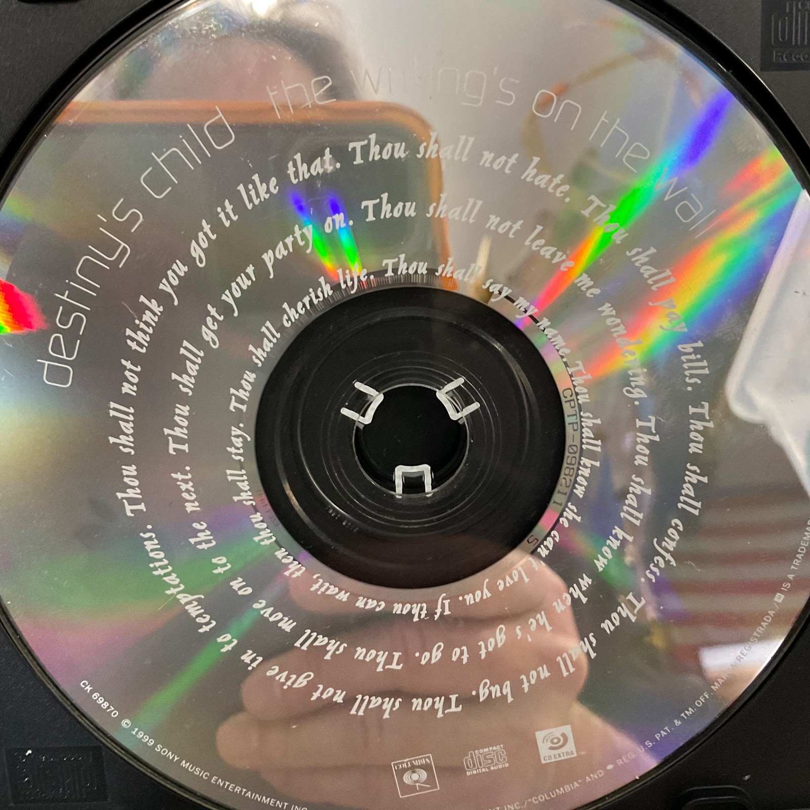 Destiny’s Child The Writing’s on the Wall CD Disc Only R&B 1999 Say My Name - Image 5