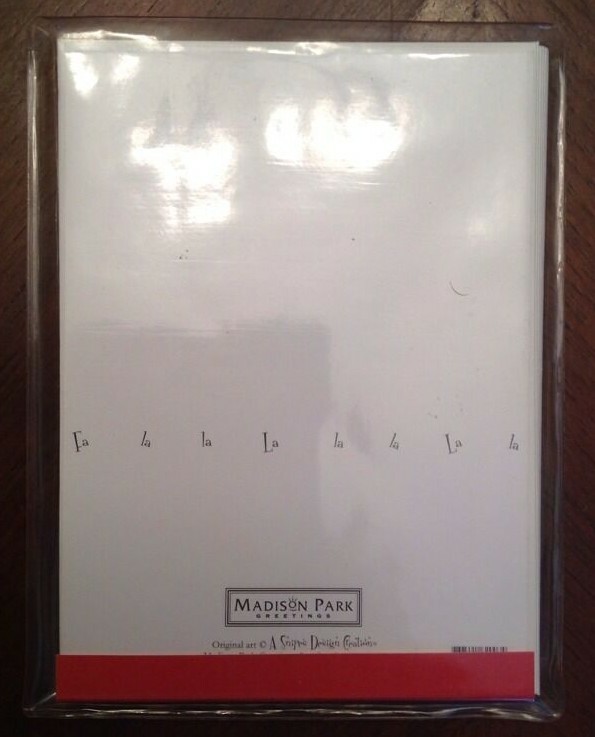 🎄 12 Holiday Invitation Cards Fa La La Madison Park Greetings NIP - Image 10