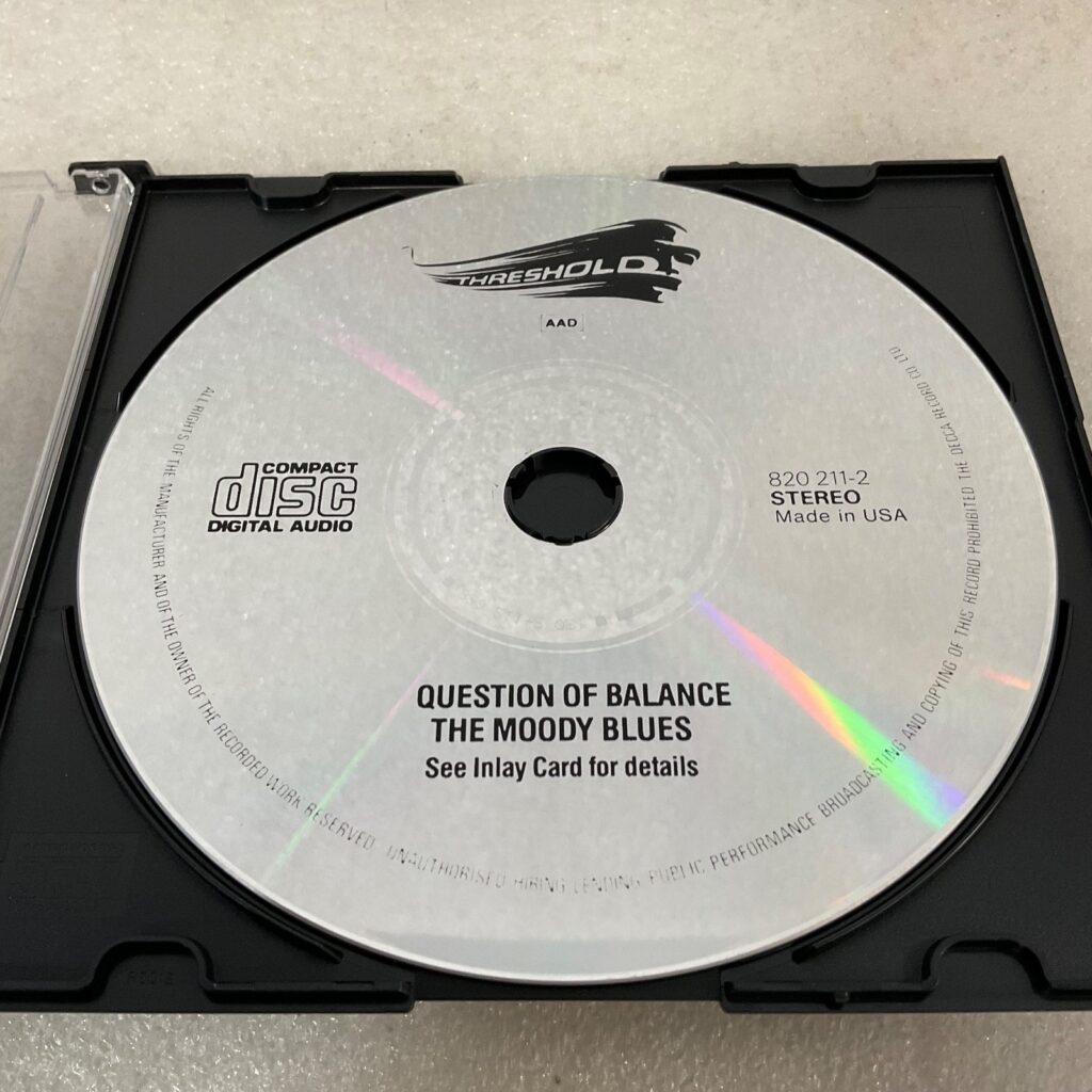 The Moody Blues A Question Of Balance 820 211-2 Rock CD Disc Only - Image 1