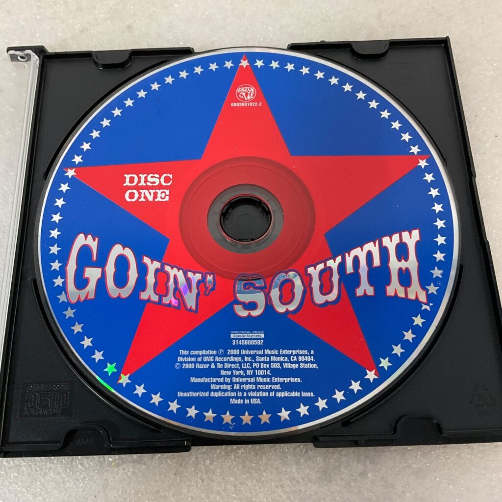 Goin' South Disc Only CD 2001 Southern Rock Country Hits Various Artists - Image 1