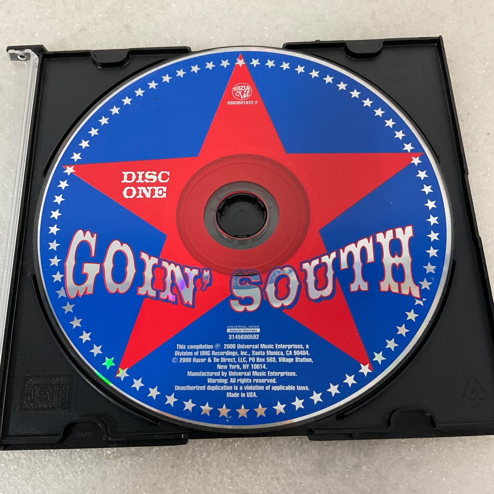 Goin' South Disc Only CD 2001 Southern Rock Country Hits Various Artists - Image 1