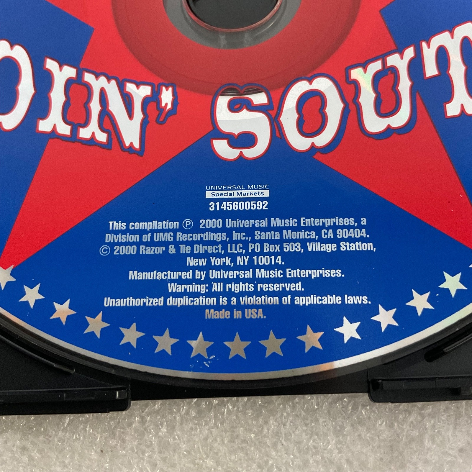 Goin' South Disc Only CD 2001 Southern Rock Country Hits Various Artists - Image 2
