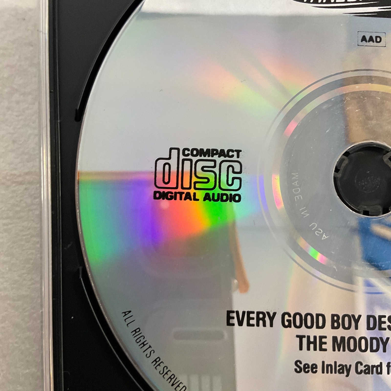 The Moody Blues Every Good Boy Deserves Favour CD Disc Only 1971 Threshold - Image 3