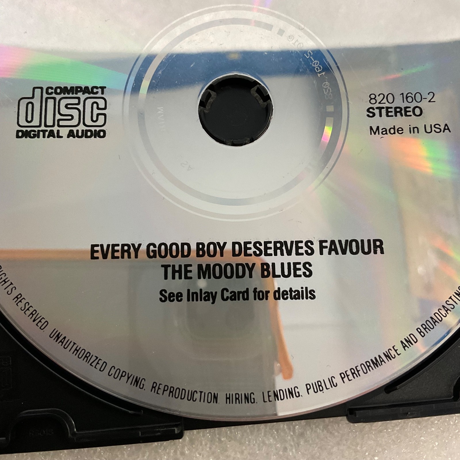 The Moody Blues Every Good Boy Deserves Favour CD Disc Only 1971 Threshold - Image 4