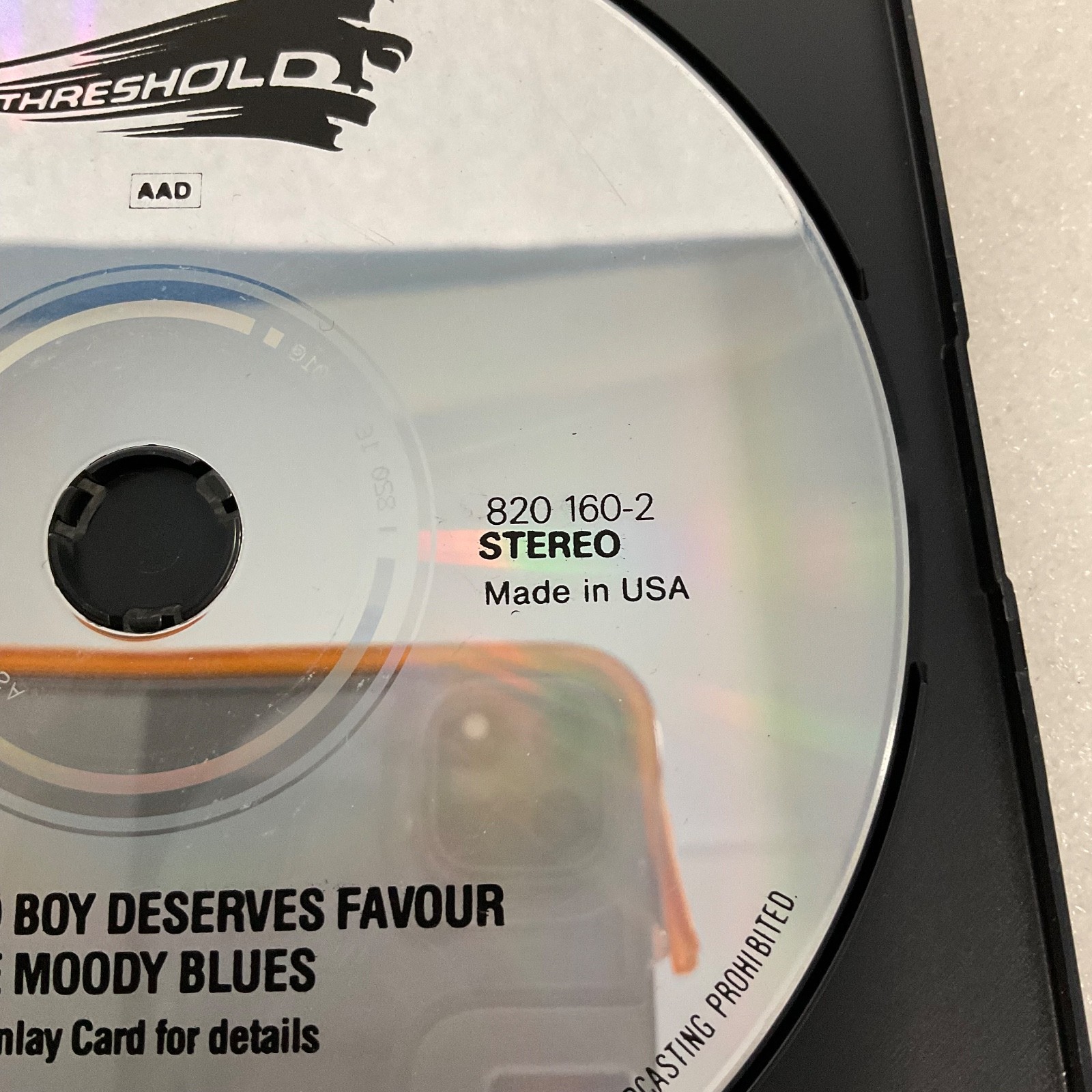 The Moody Blues Every Good Boy Deserves Favour CD Disc Only 1971 Threshold - Image 5