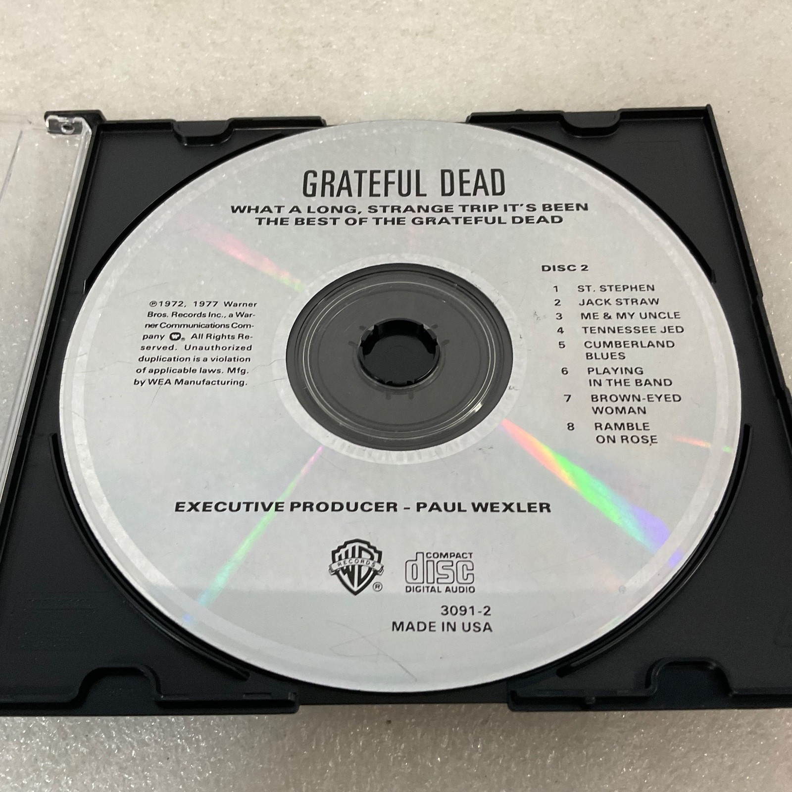 Grateful Dead What a Long Strange Trip It’s Been 2-CD Best Of Disc Only - Image 1