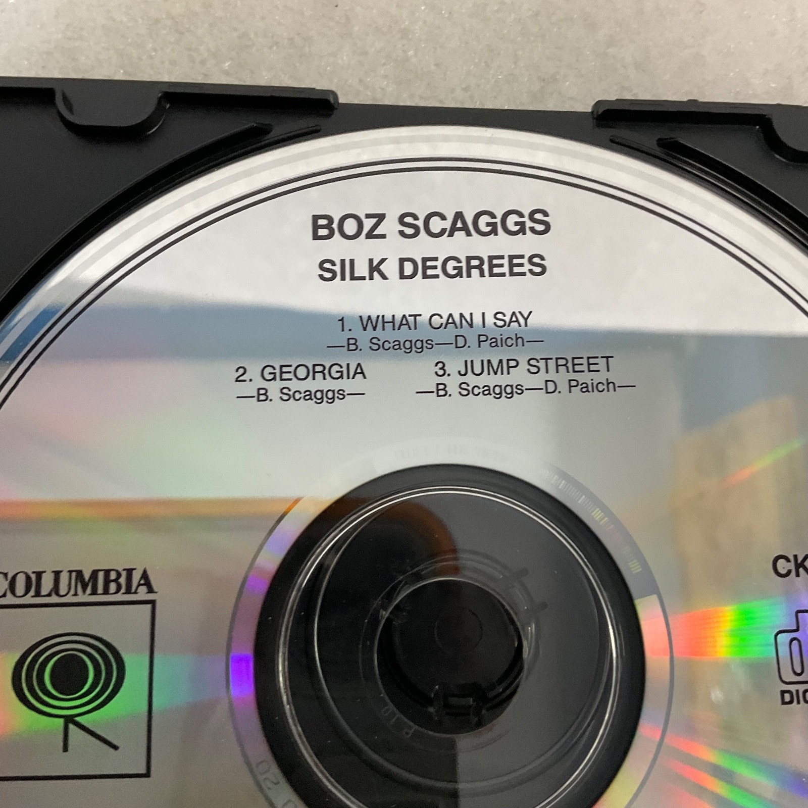 Boz Scaggs Silk Degrees CD Disc Only Vintage Album Pop Rock R&B Hits - Image 2