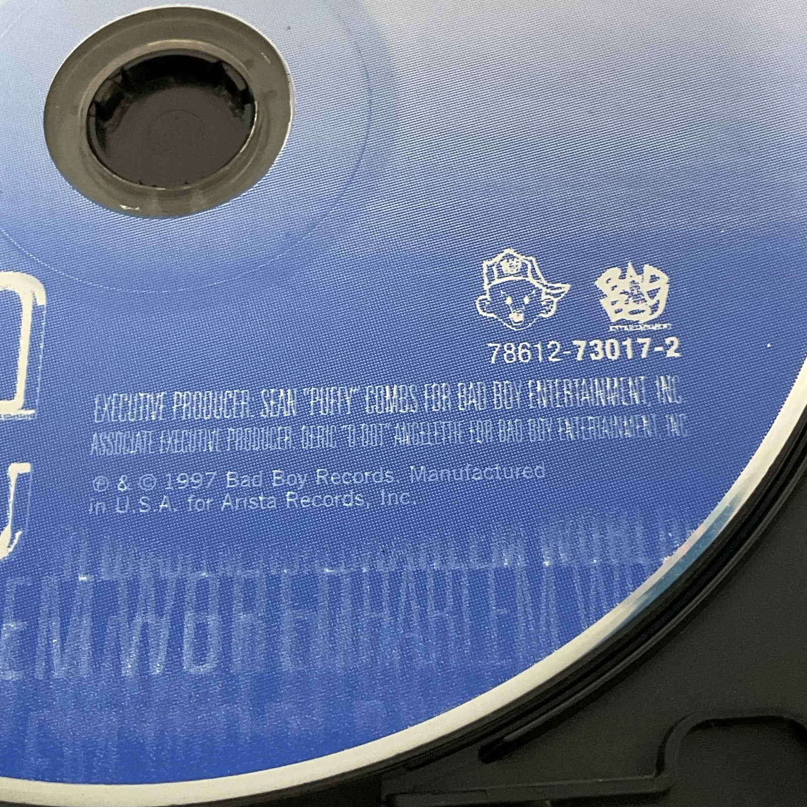 Mase Harlem World 1997 CD Album Disc Only Bad Boy Records Rap Hip Hop - Image 2