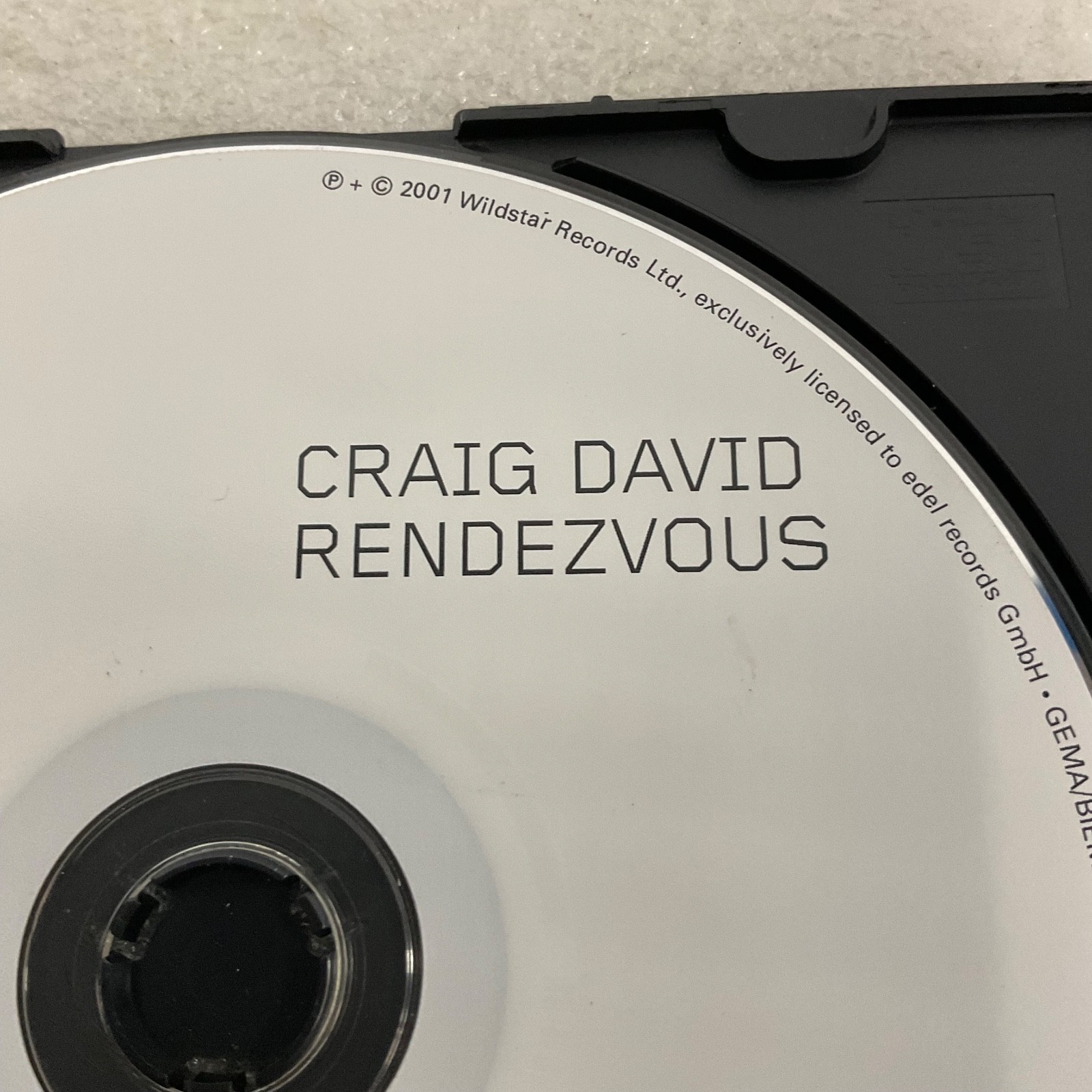 Craig David Rendezvous CD Single 2001 Wildstar R&B UK Garage Music Disc - Image 2