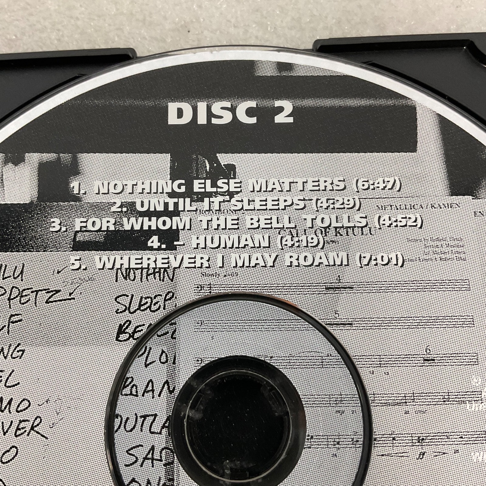 Metallica S&M2 Disc 2 CD Only Live Tracks Nothing Else Matters Sad But True One - Image 2