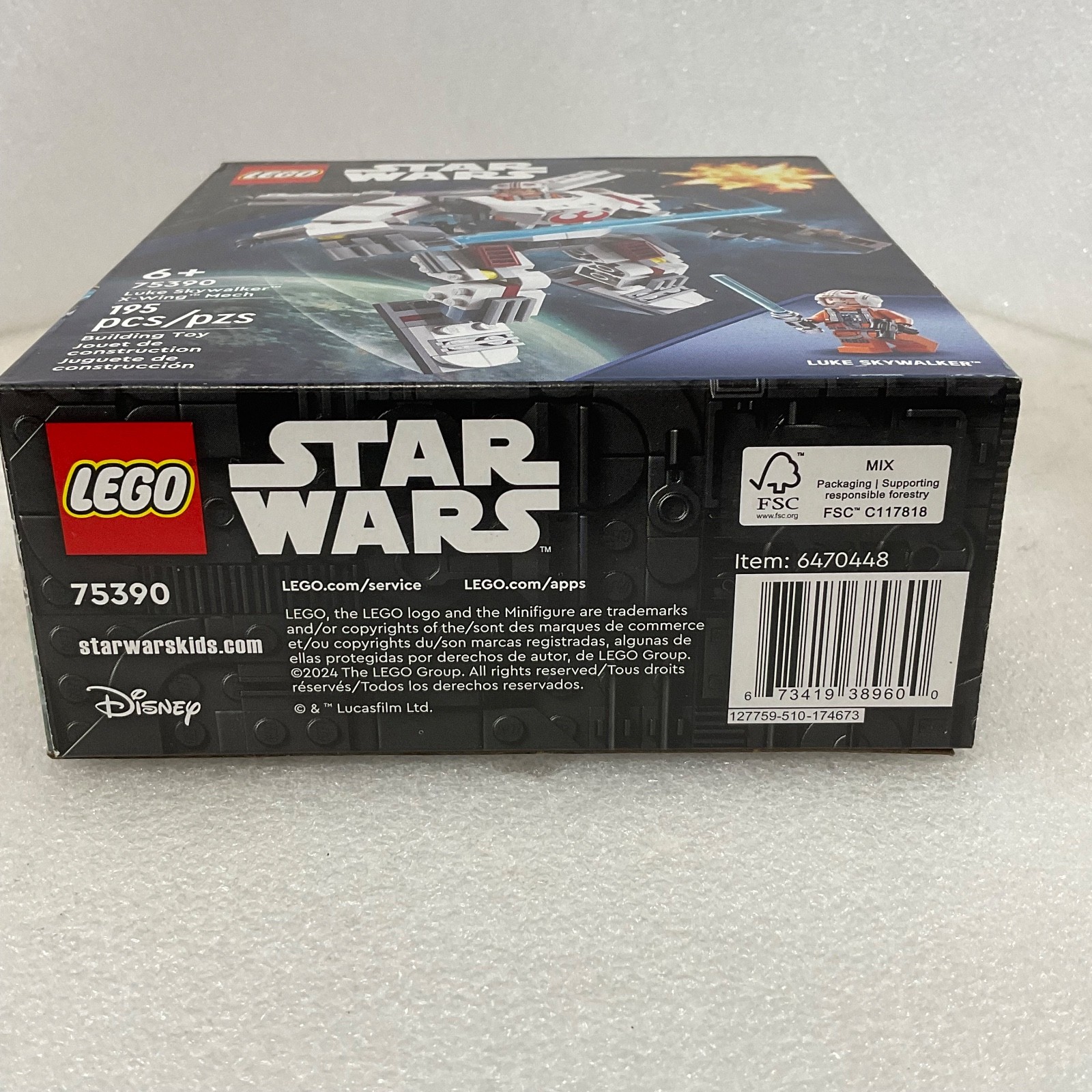 LEGO Star Wars 75390 Luke Skywalker X-Wing Mech 195pcs Disney New Sealed - Image 4