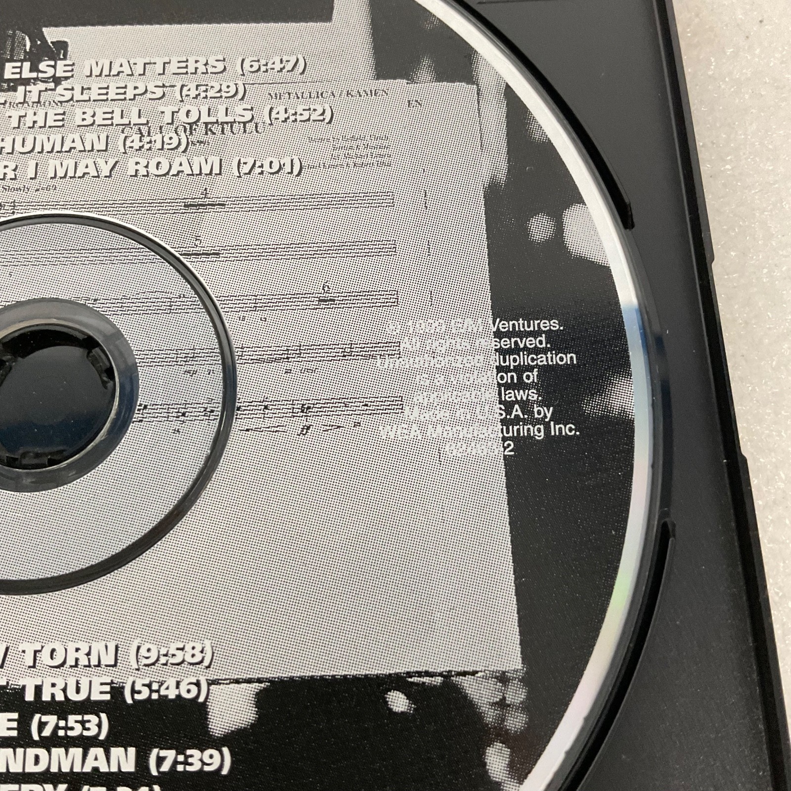 Metallica S&M2 Disc 2 CD Only Live Tracks Nothing Else Matters Sad But True One - Image 5