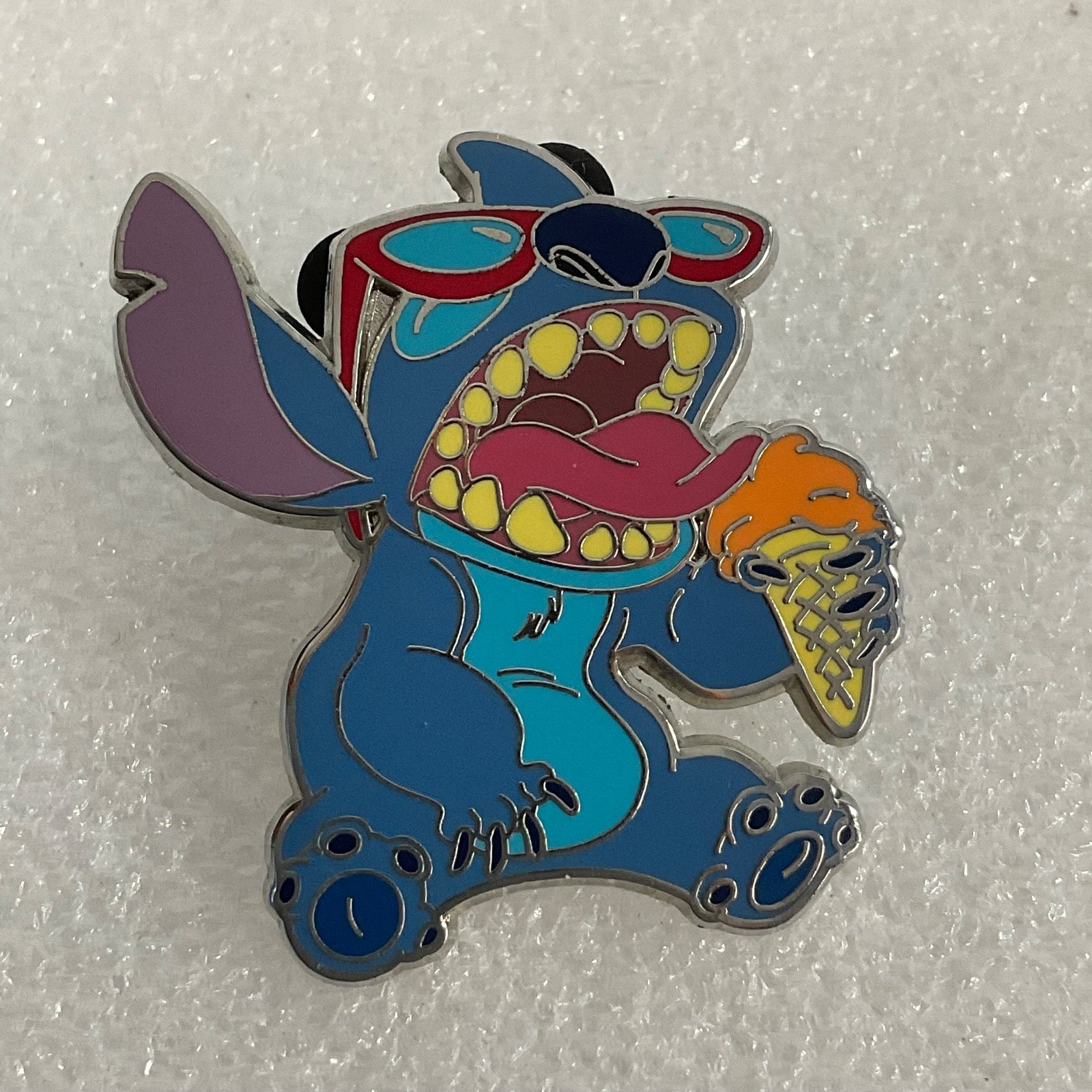 Disney Stitch Ice Cream Trading Pin 1.5in Enamel Character Pin 2014 - Image 1