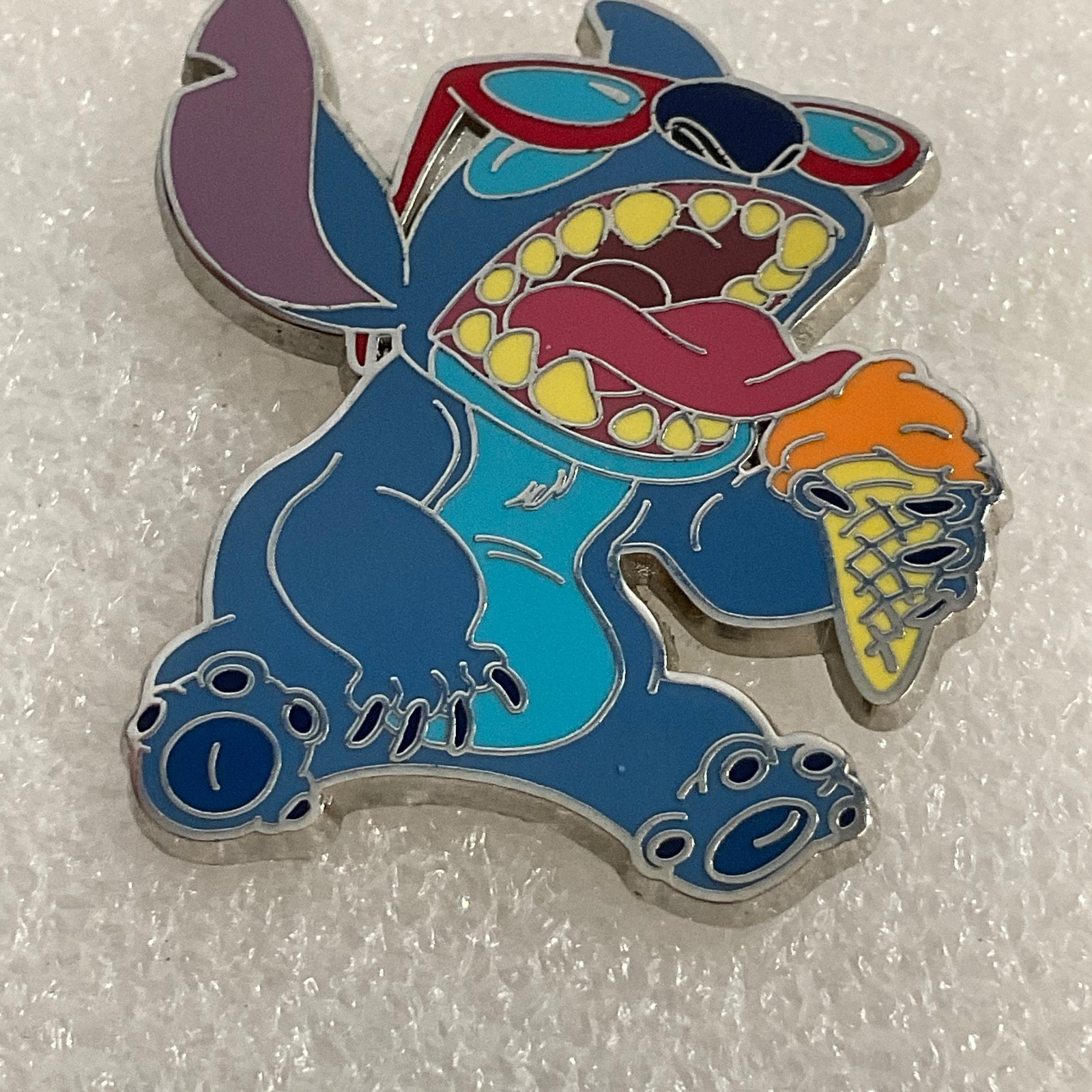 Disney Stitch Ice Cream Trading Pin 1.5in Enamel Character Pin 2014 - Image 9